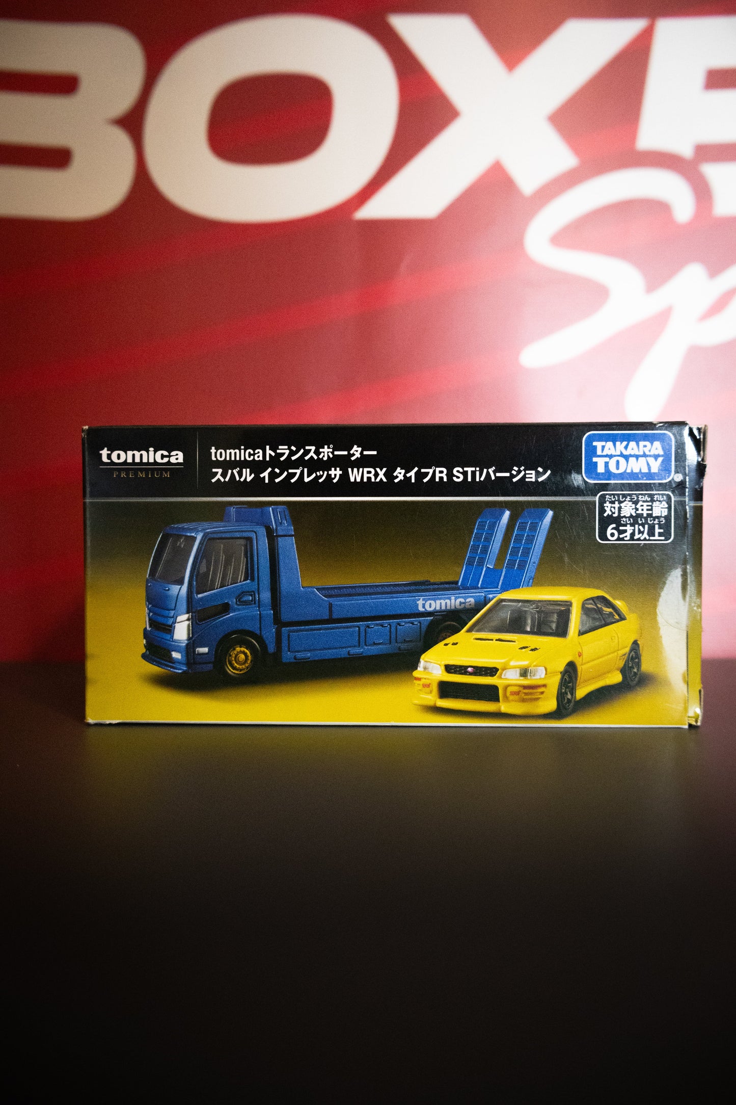 TOMICA STI TYPE R TRANSPORT SET (DAMAGED BOX)
