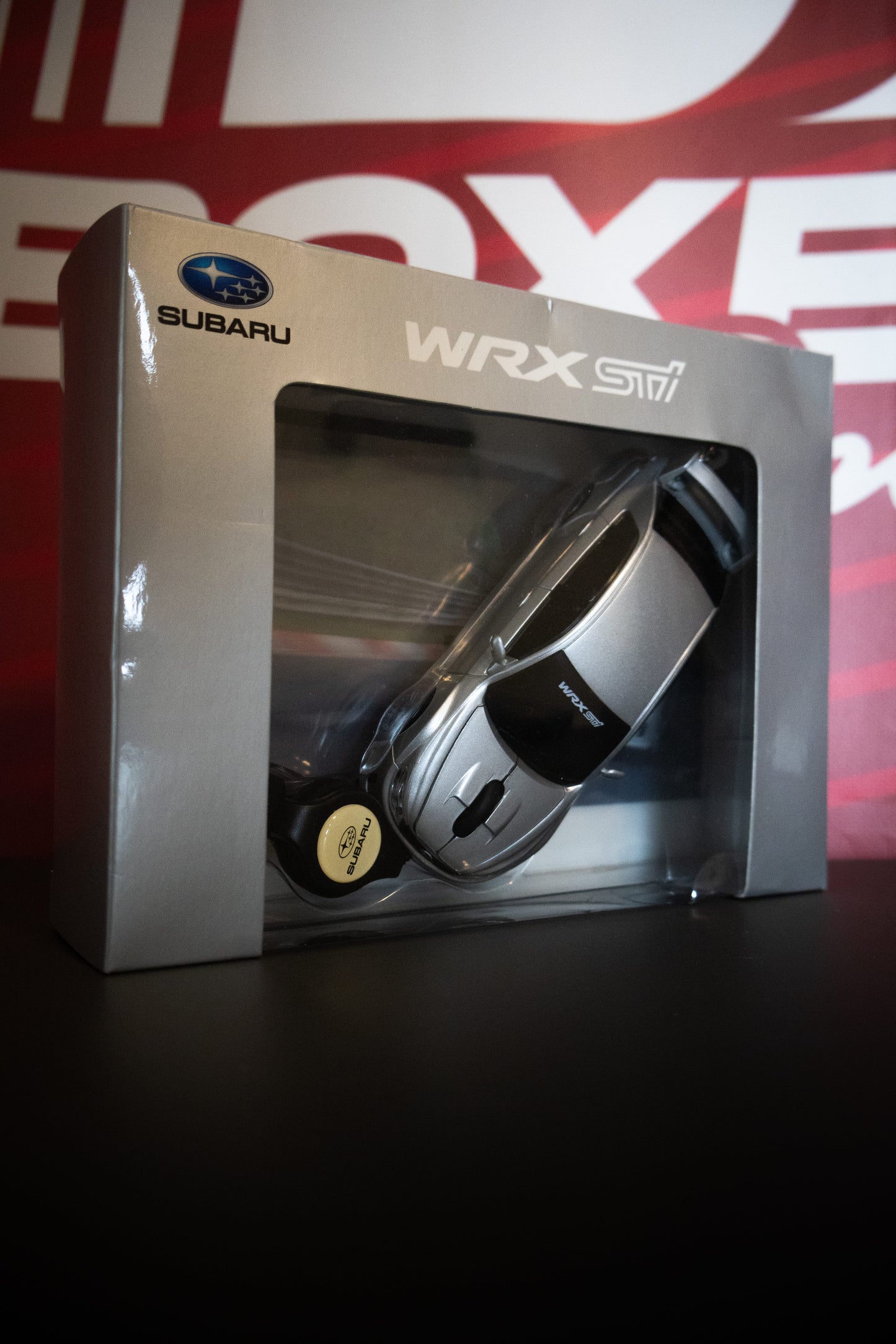JDM WRX STI OPTICAL MOUSE (DAMAGED BOX)