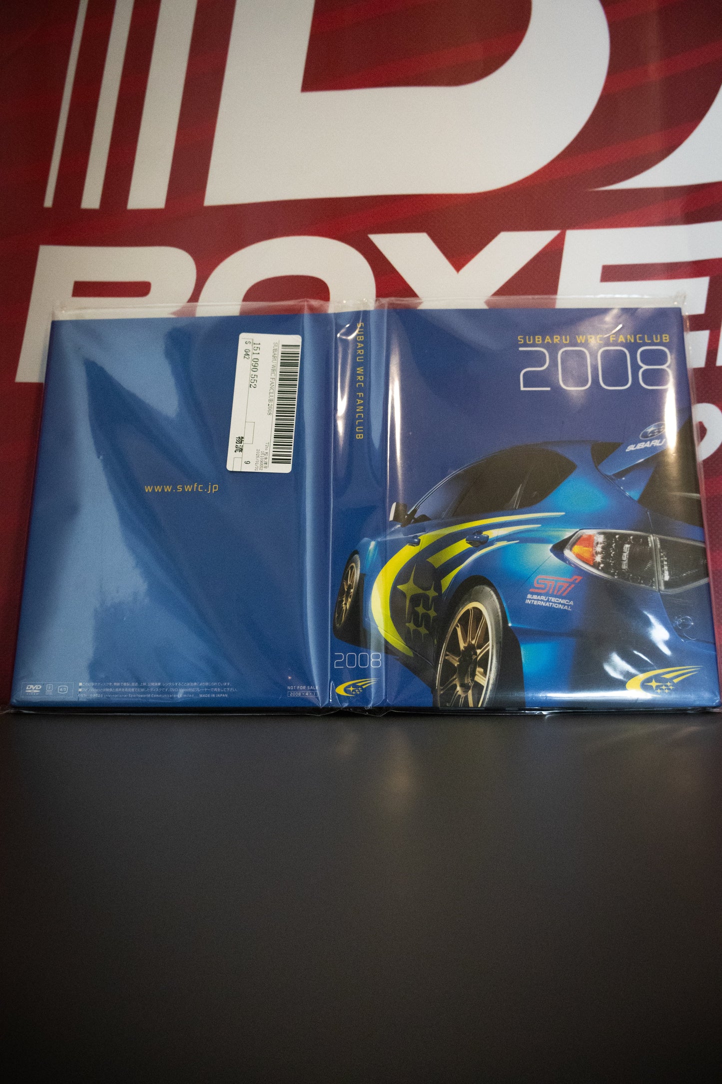 SUBARU WRC FAN CLUB DVD SET 2008