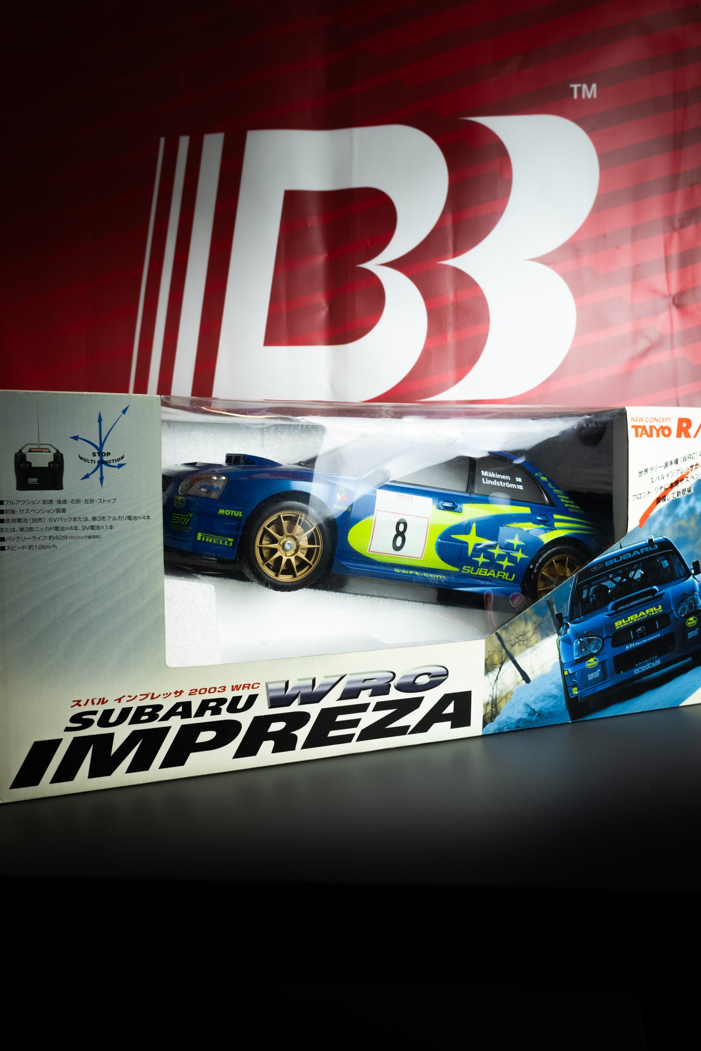 TAIYO IMPREZA 1/12 SCALE RC CAR