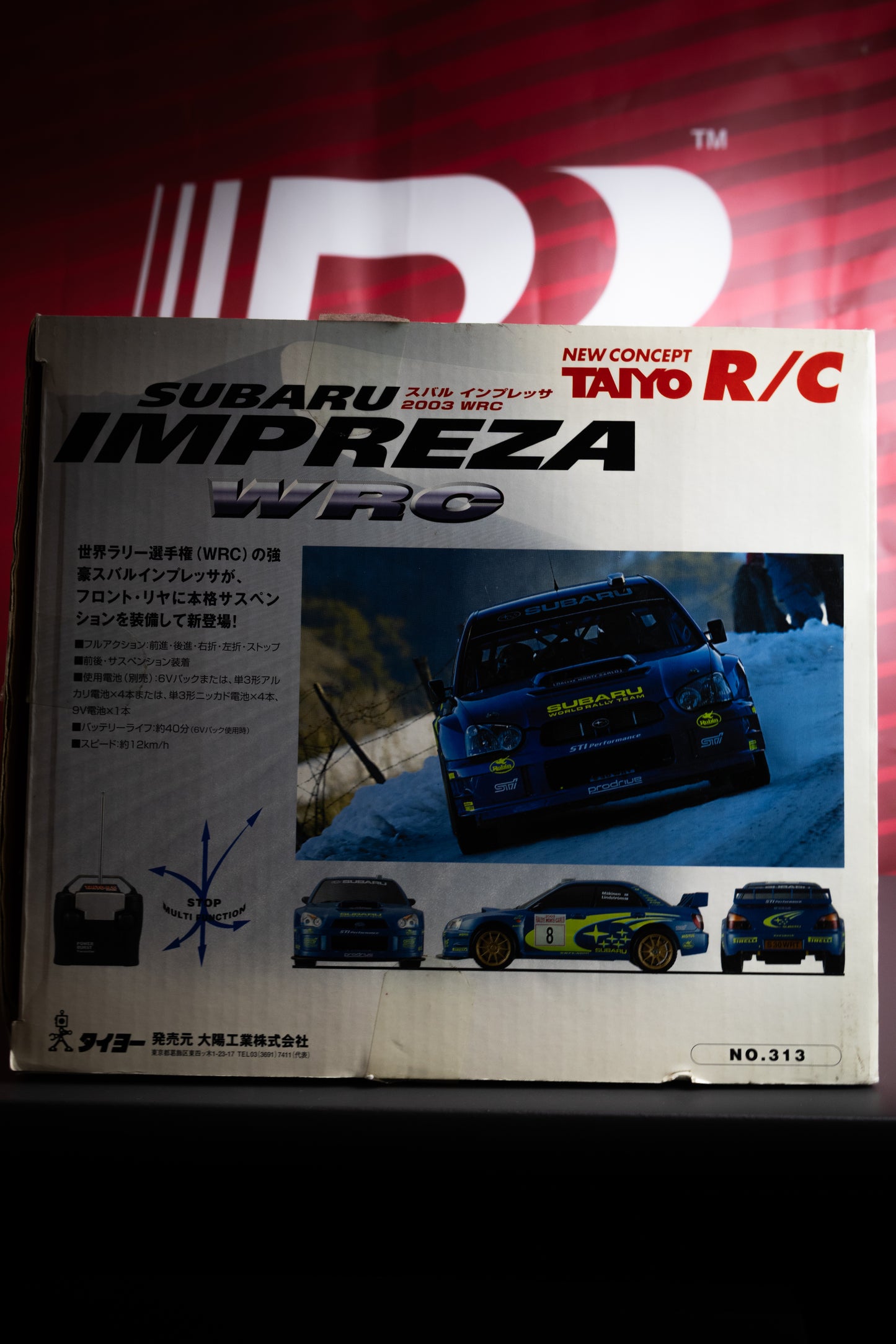 TAIYO IMPREZA 1/12 SCALE RC CAR