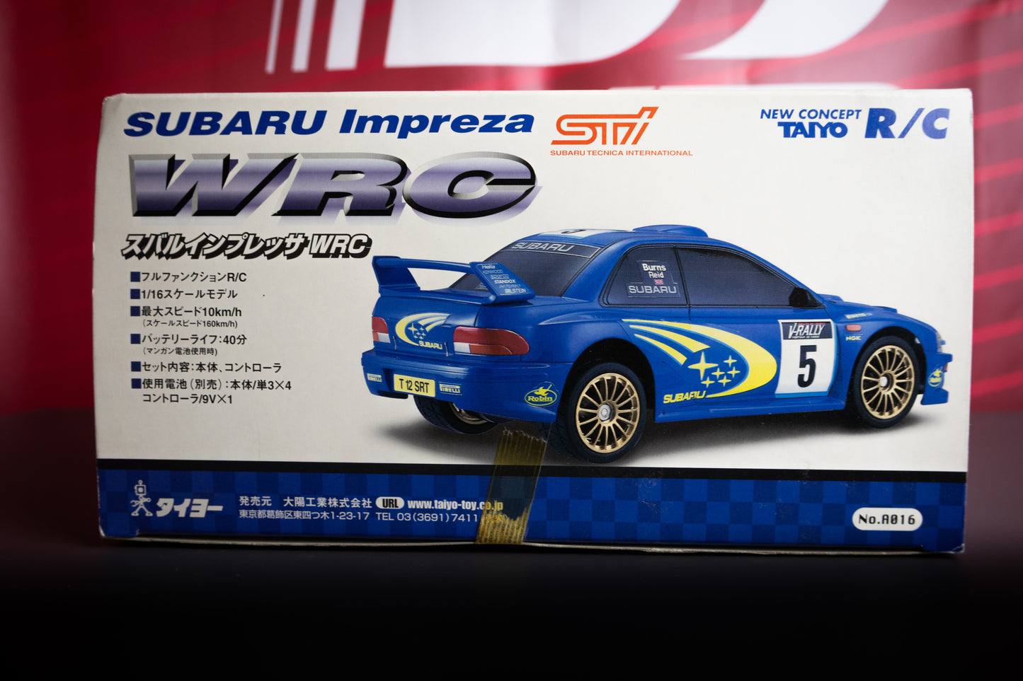TAIYO IMPREZA 1/16 SCALE RC CAR
