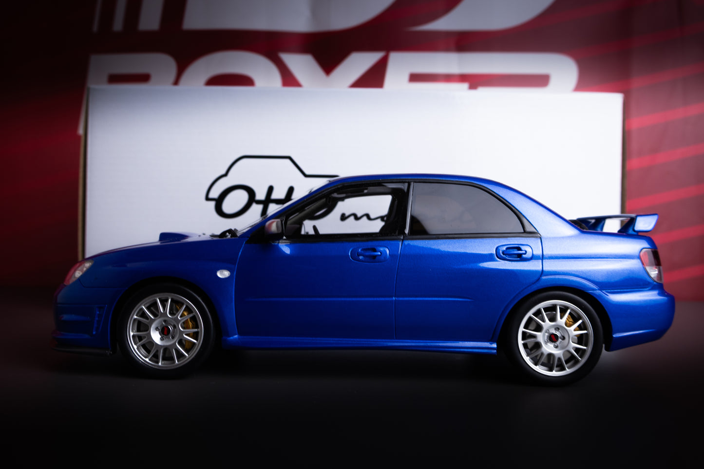 OTTO IMPREZA STI S204 1/18 SCALE BLUE