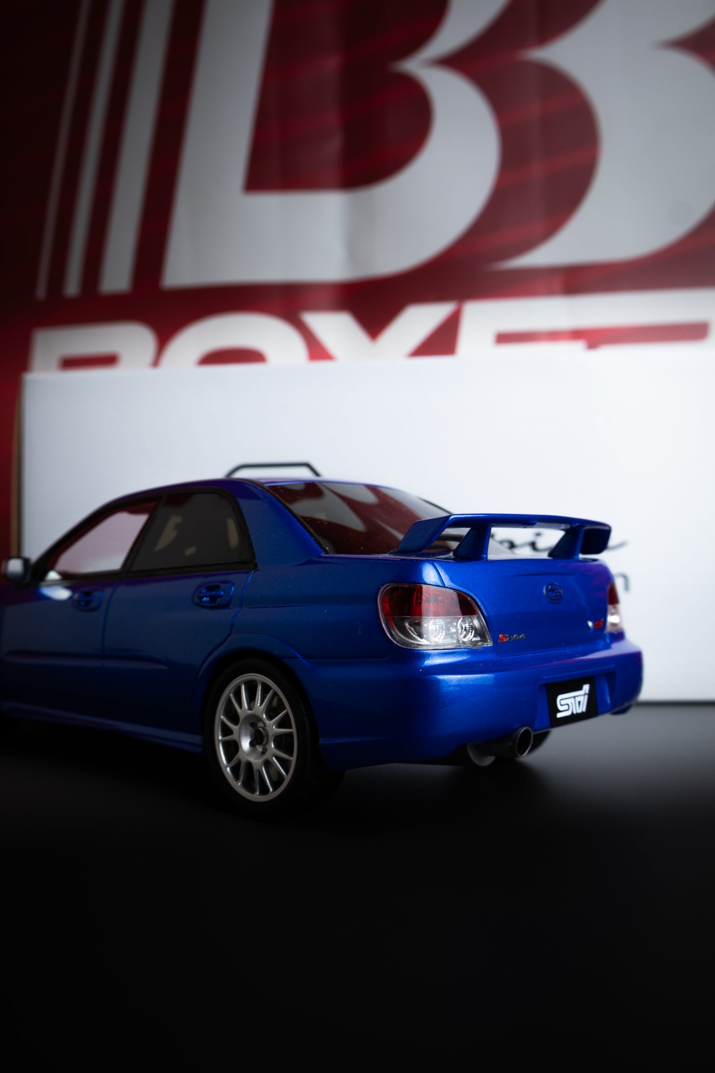 OTTO IMPREZA STI S204 1/18 SCALE BLUE