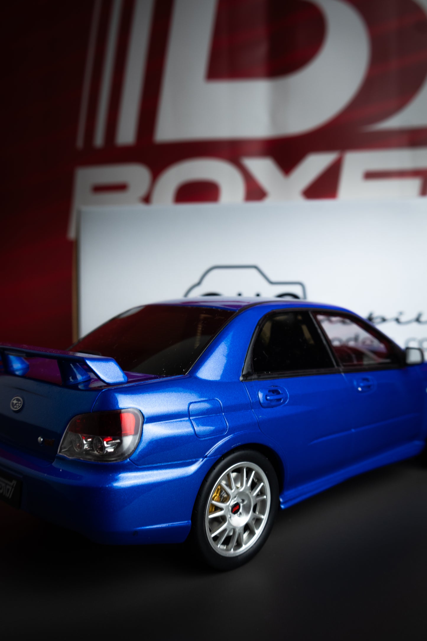 OTTO IMPREZA STI S204 1/18 SCALE BLUE