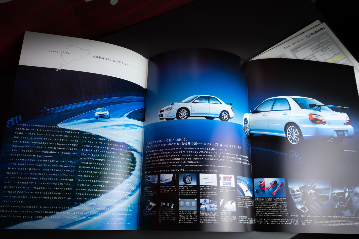 SUBARU IMPREZA STI SPEC C TYPE RA BROCHURE