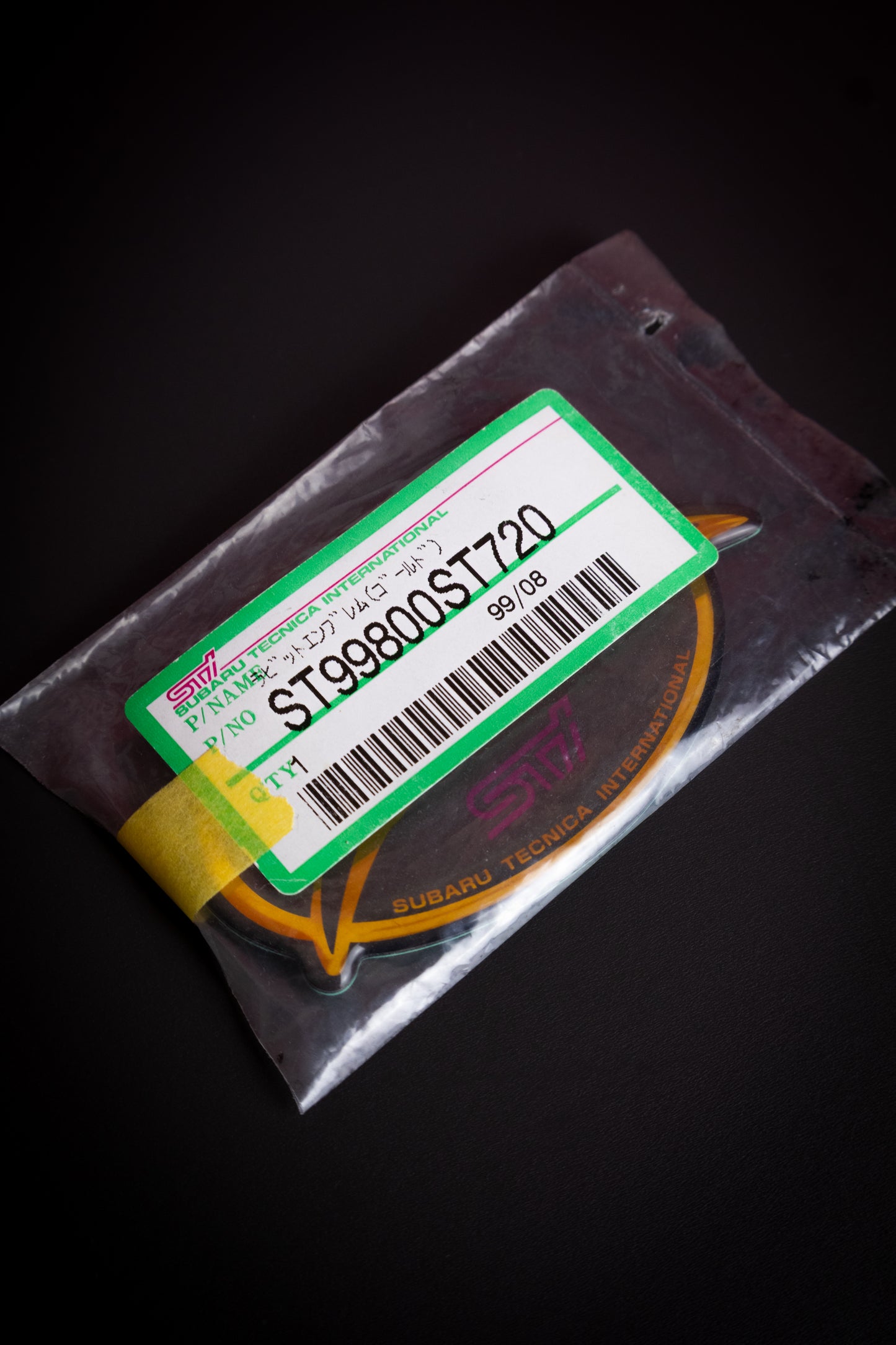 STI GOLD RABBIT EMBLEM