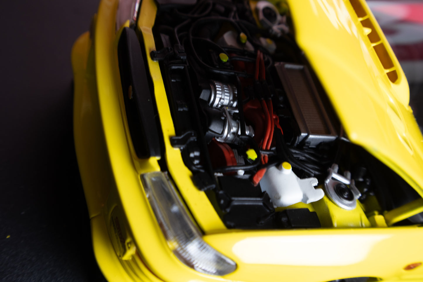 AUTOART GC8 IMPREZA TYPE R CHASE YELLOW (READ DESCRIPTION)