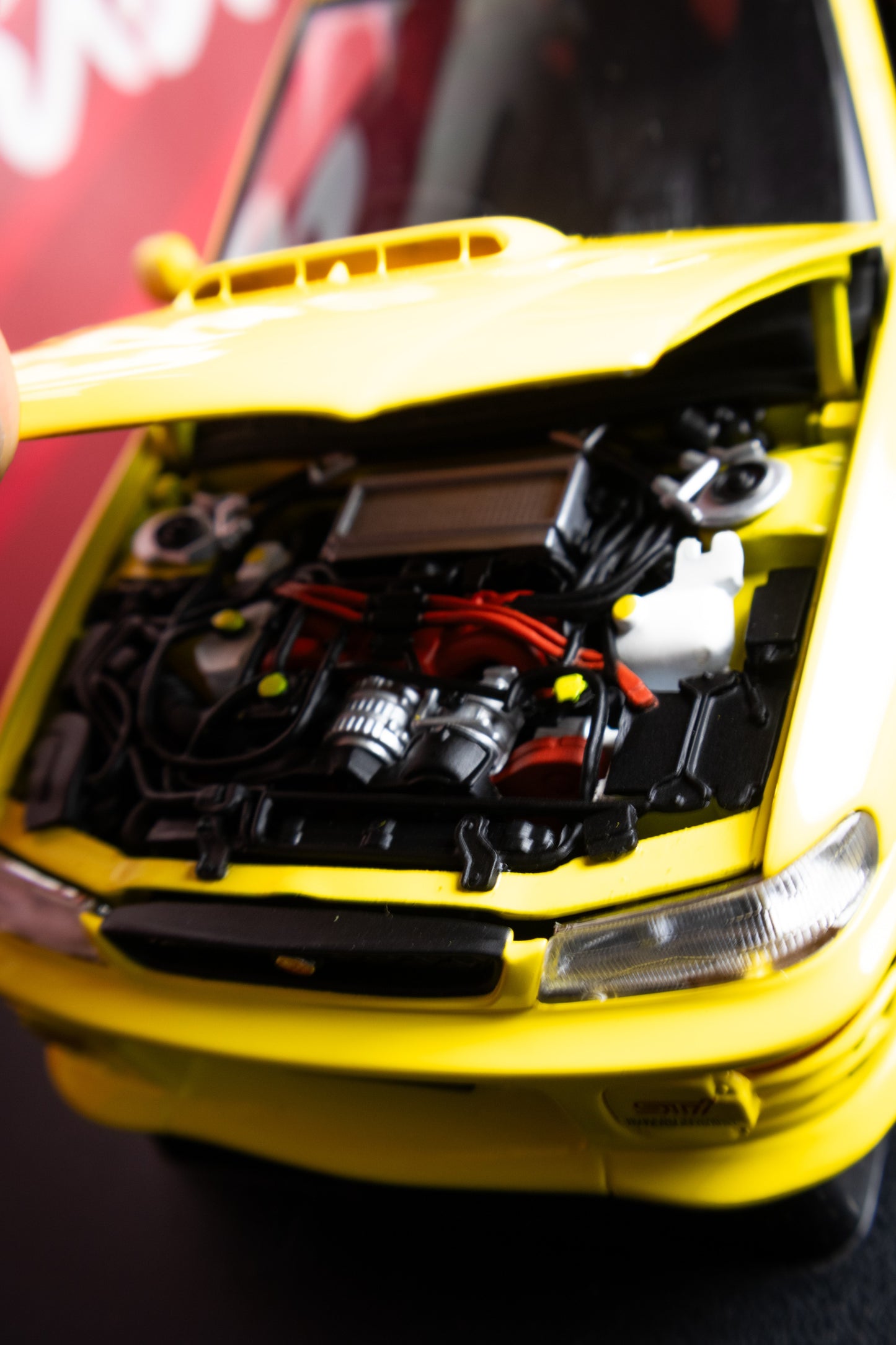 AUTOART GC8 IMPREZA TYPE R CHASE YELLOW (READ DESCRIPTION)