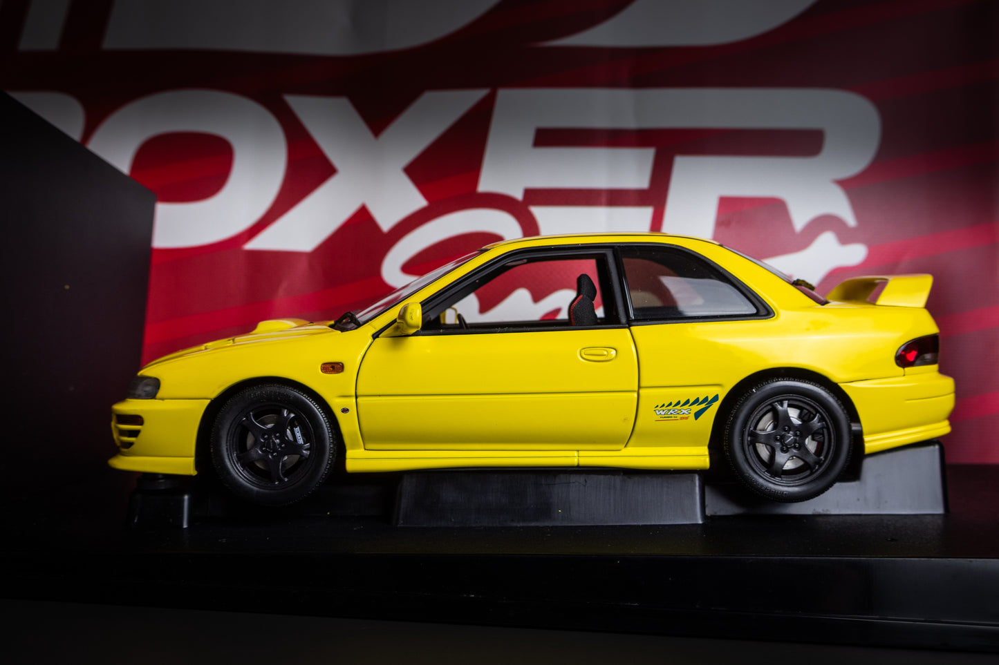 AUTOART GC8 IMPREZA TYPE R CHASE YELLOW (READ DESCRIPTION)