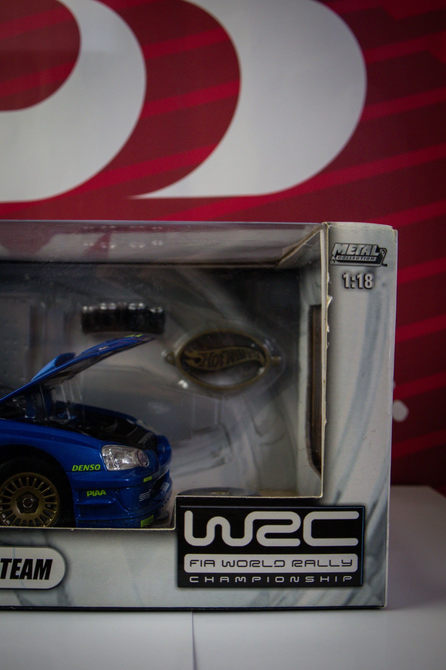 HOTWHEELS SUBARU STI WRC 1:18 SCALE SET