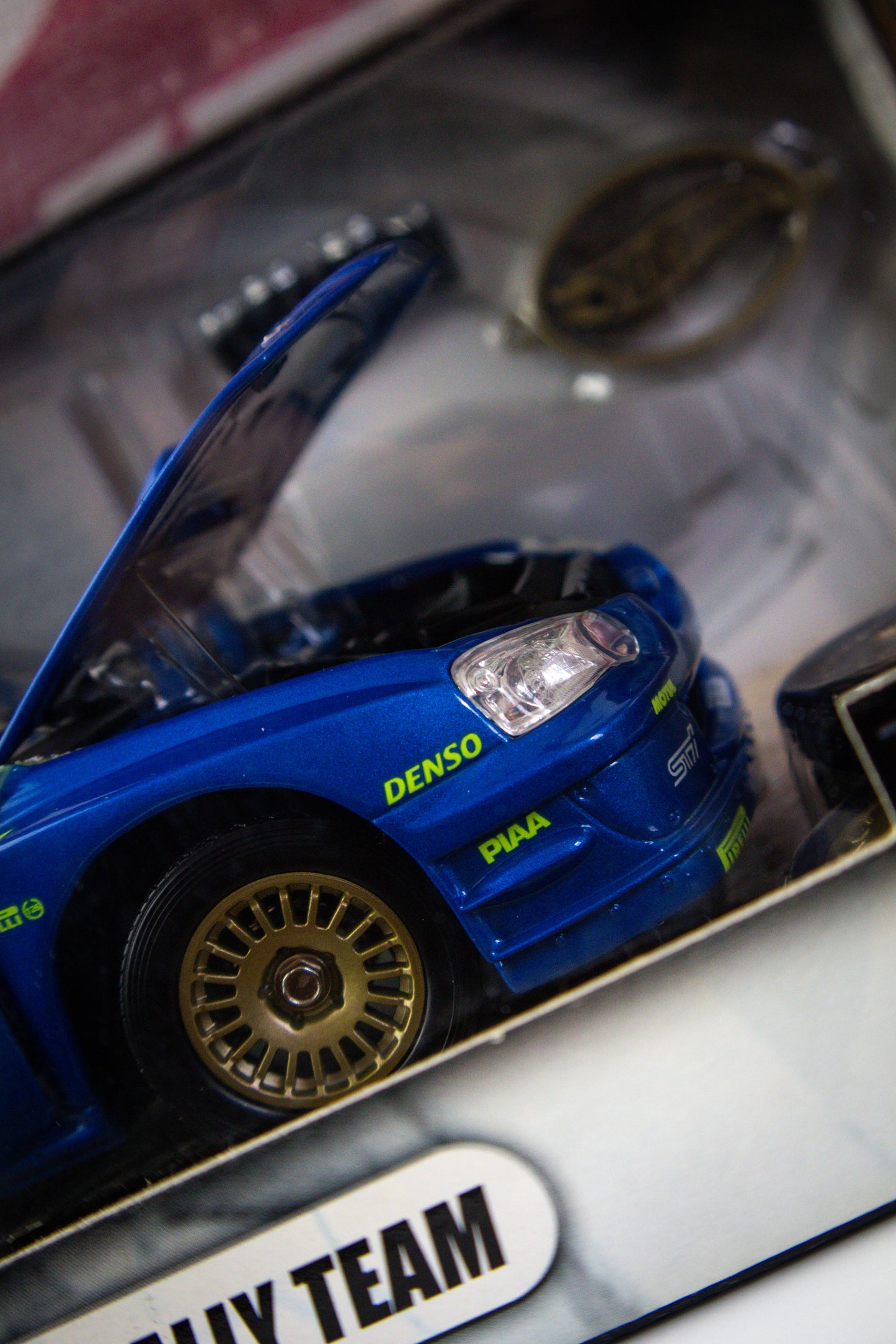 HOTWHEELS SUBARU STI WRC 1:18 SCALE SET