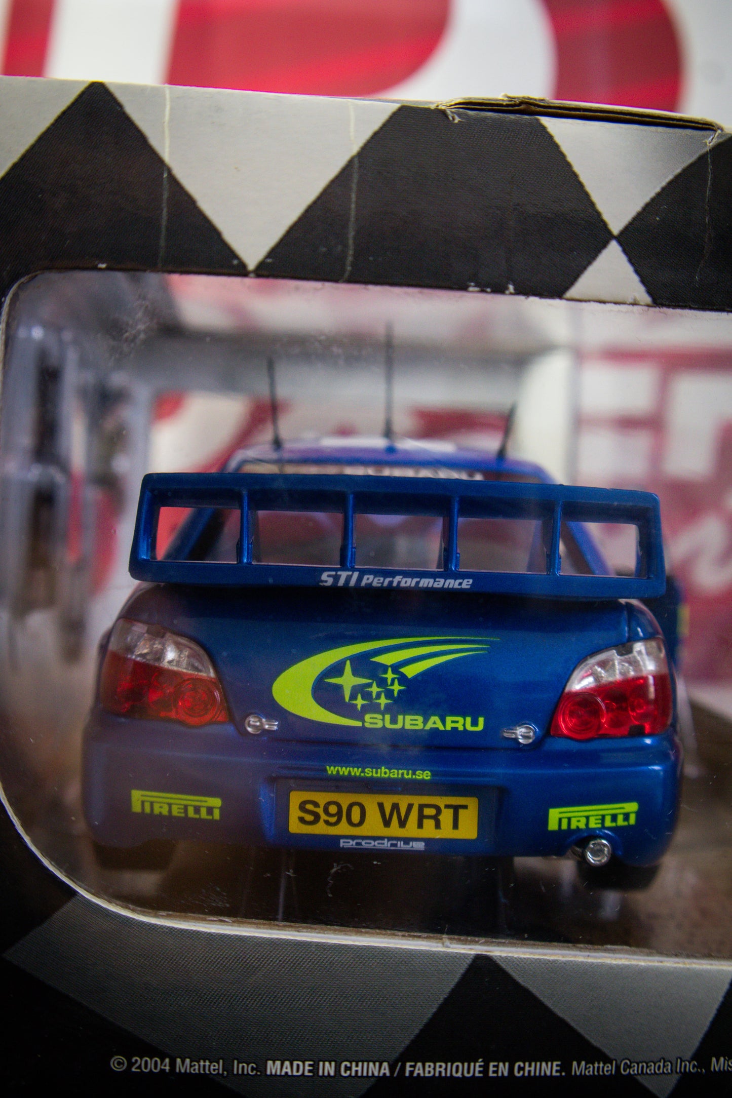 HOTWHEELS SUBARU STI WRC 1:18 SCALE SET