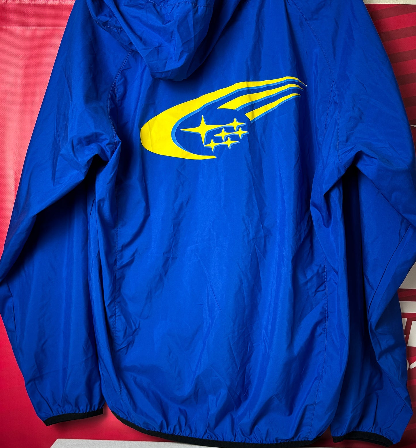 Subaru SWRT WRC Windbreaker Jacket Signed Petter Solberg