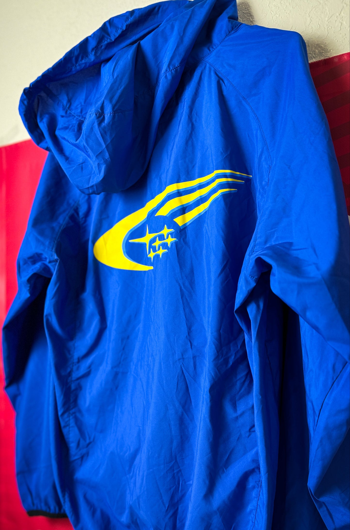Subaru SWRT WRC Windbreaker Jacket Signed Petter Solberg