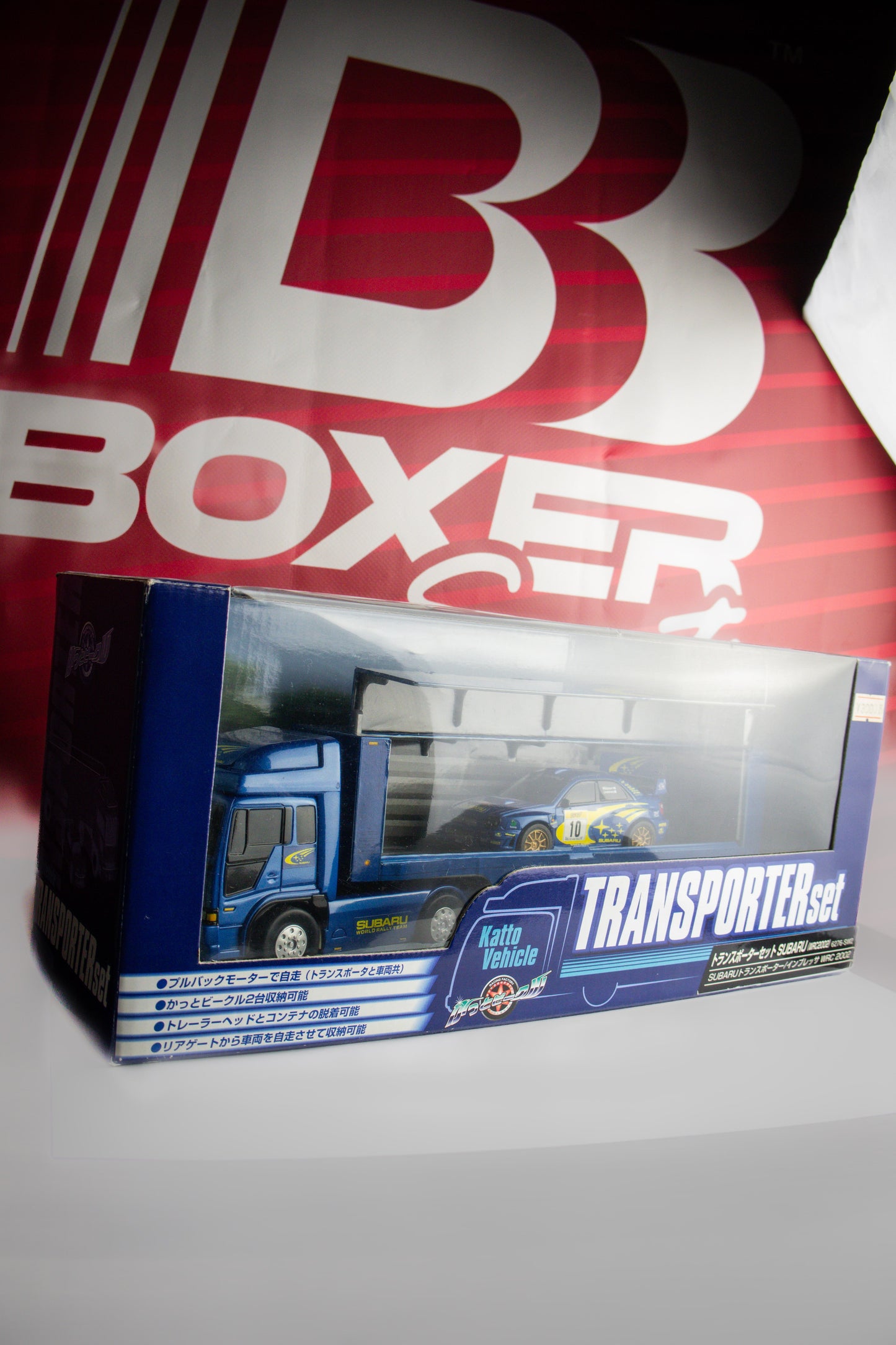 2002 SUBARU WRC TRANSPORT DIECAST SET