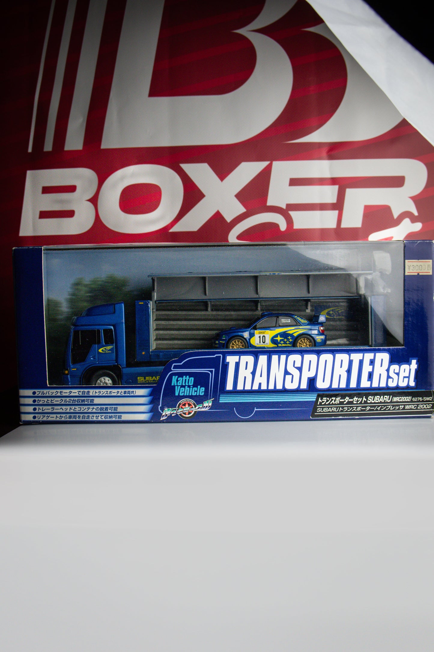 2002 SUBARU WRC TRANSPORT DIECAST SET