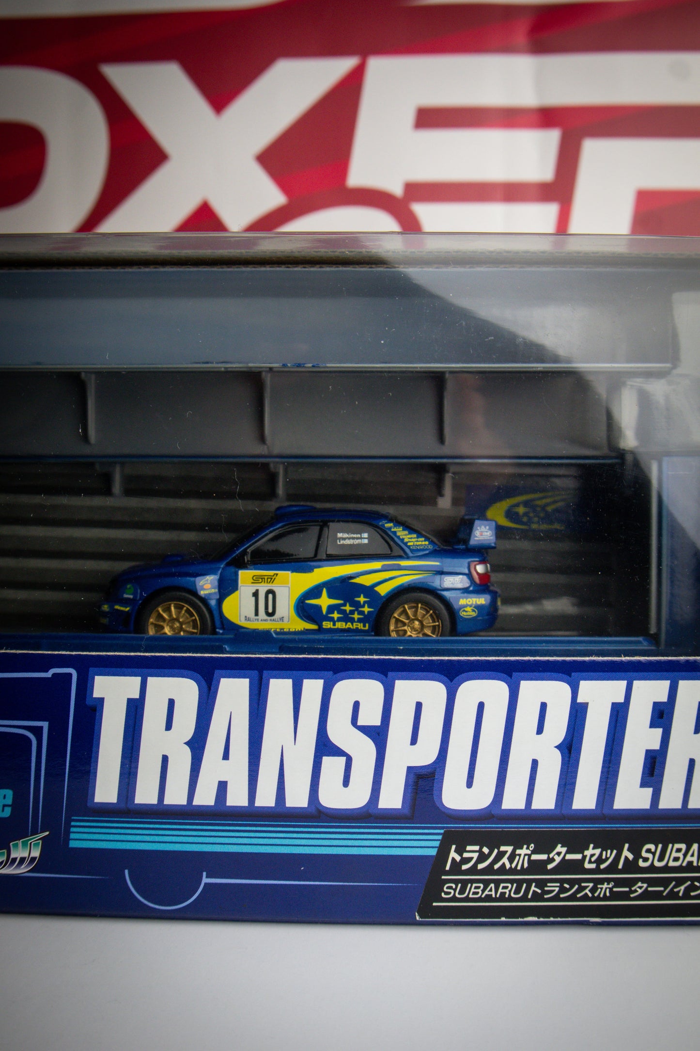 2002 SUBARU WRC TRANSPORT DIECAST SET