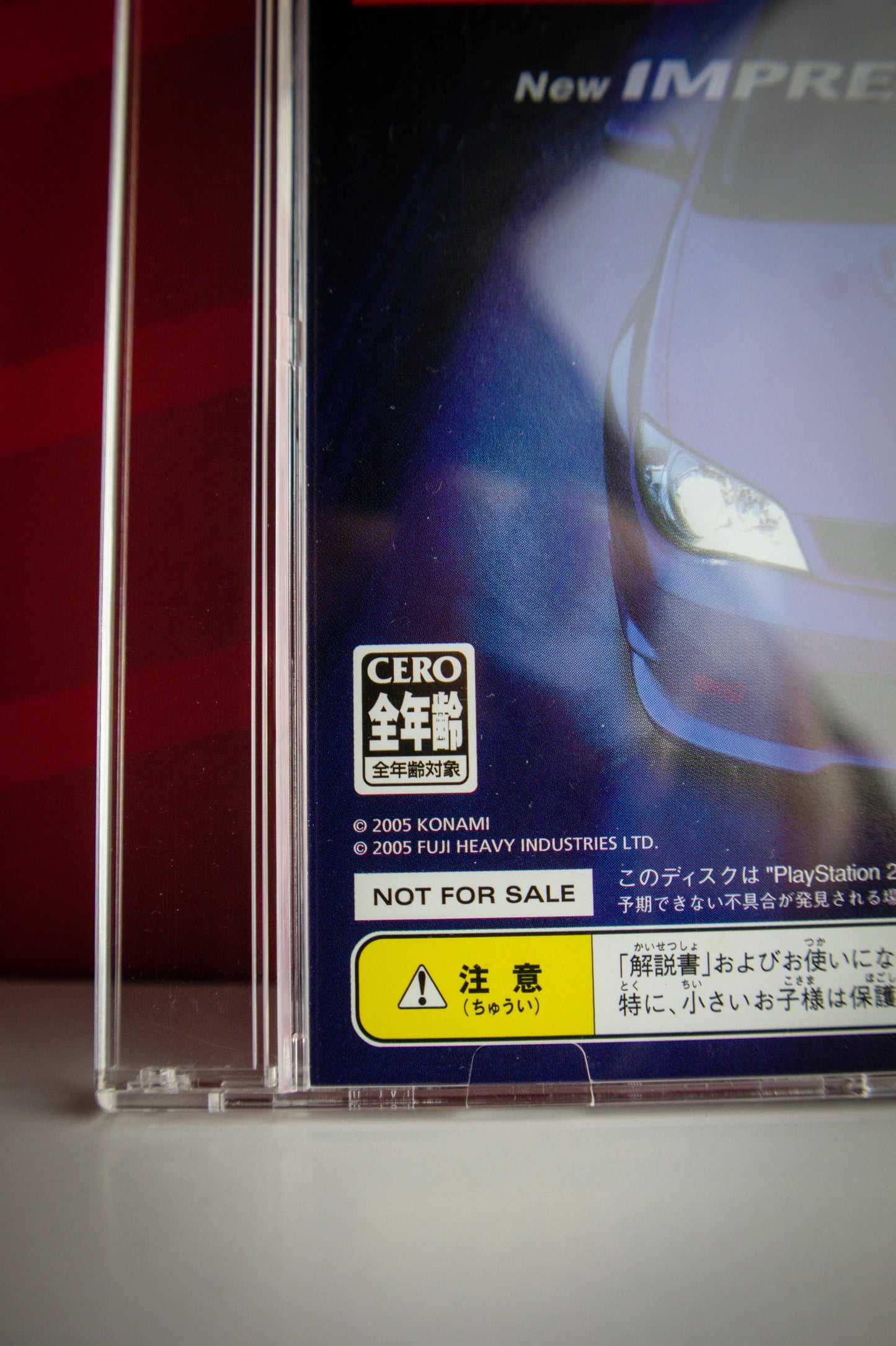 NEW AGE IMPREZA ENTHUSIA PS2 DEMO DISC