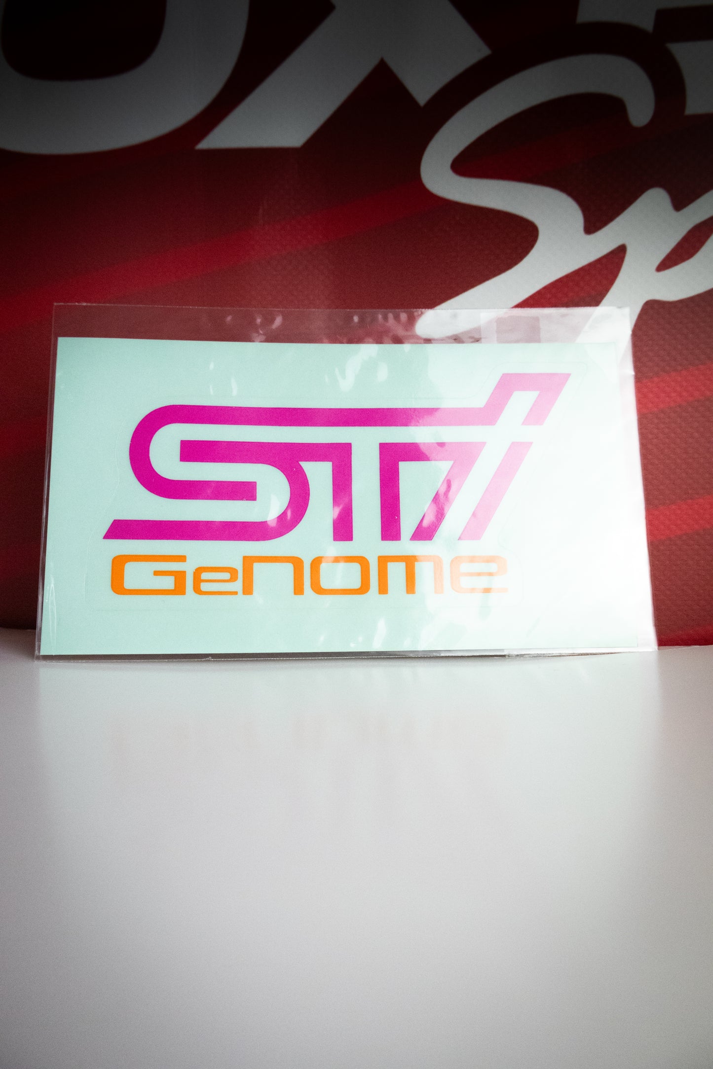 GENUINE SUBARU STI GENOME DECAL