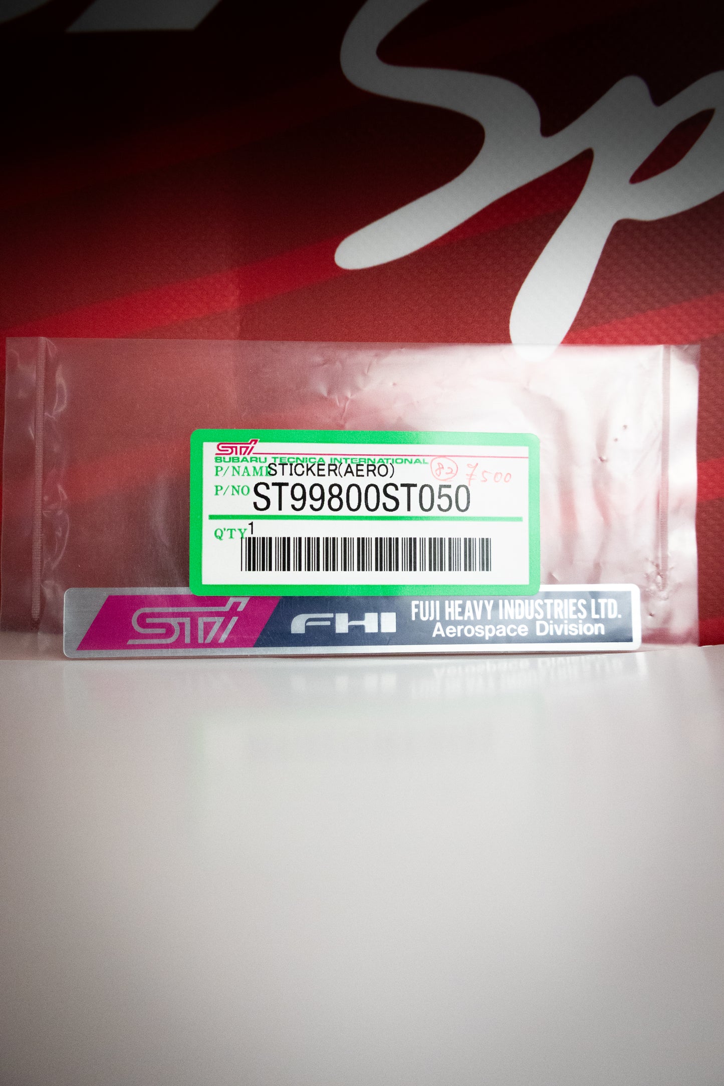 STI FUJI HEAVY INDUSTRIES DECAL