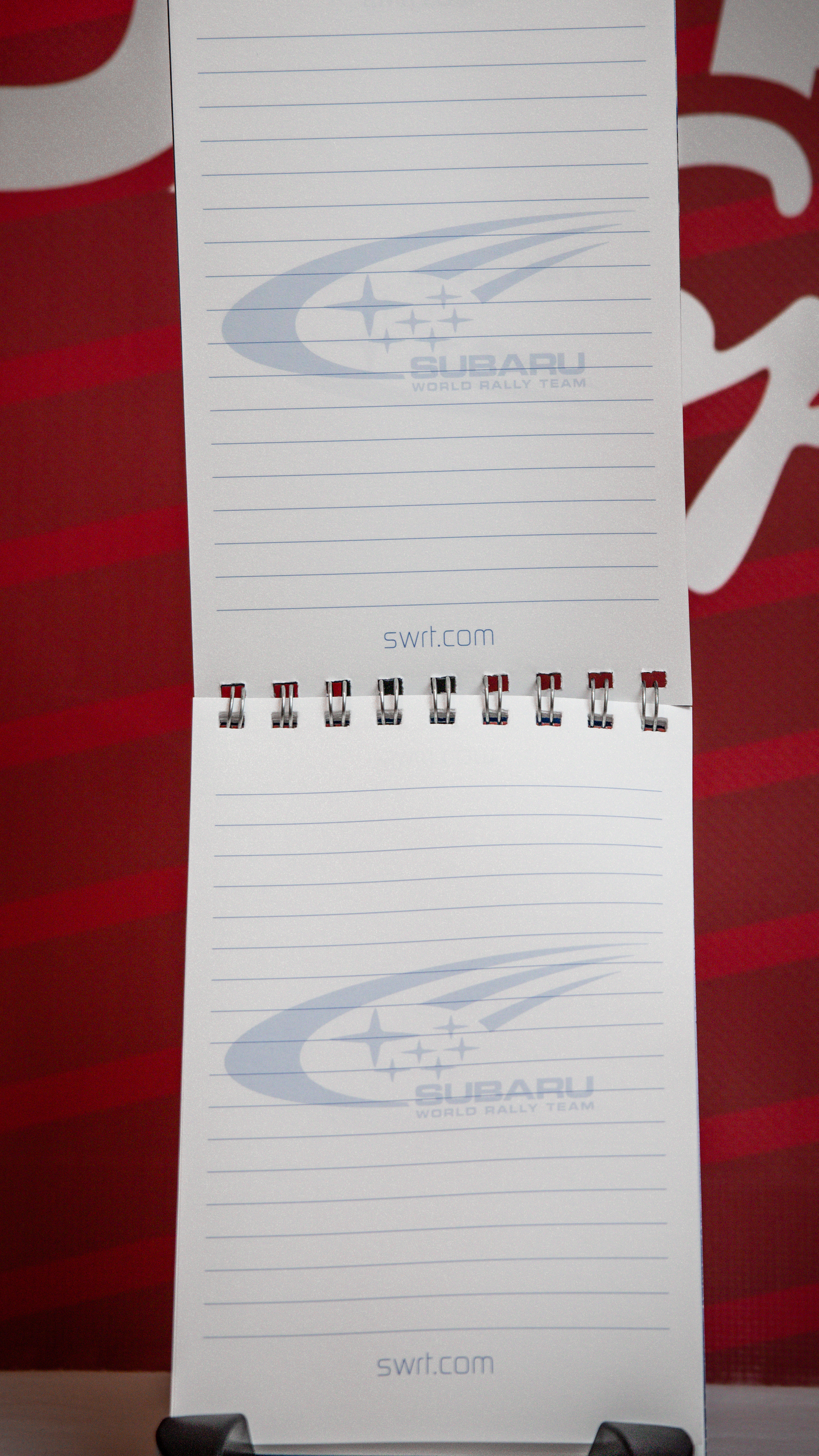 Subaru World Rally Team WRC Rally Japan Event Notes Notepad