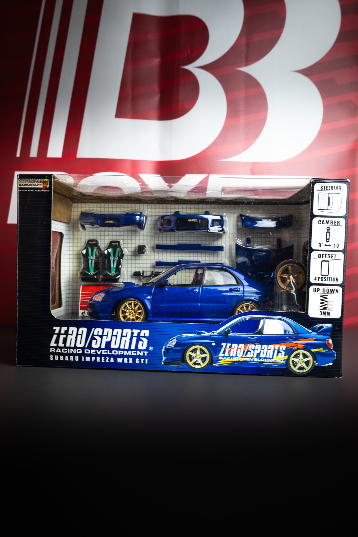 ZERO/SPORTS 1:24 SCALE DIECAST SET