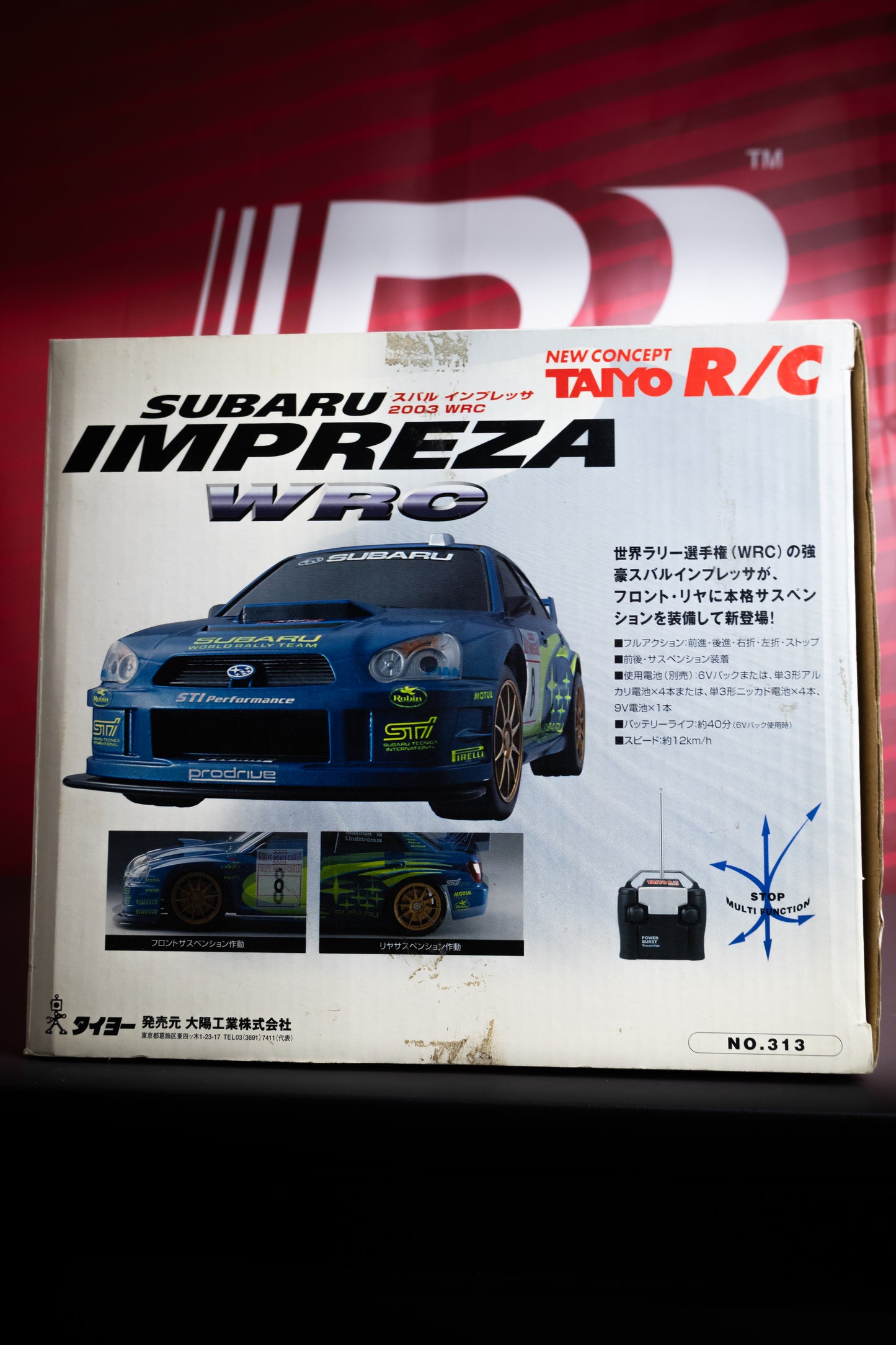 TAIYO IMPREZA 1/12 SCALE RC CAR