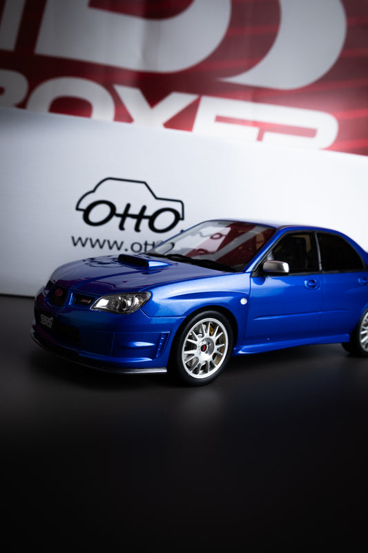 OTTO IMPREZA STI S204 1/18 SCALE BLUE