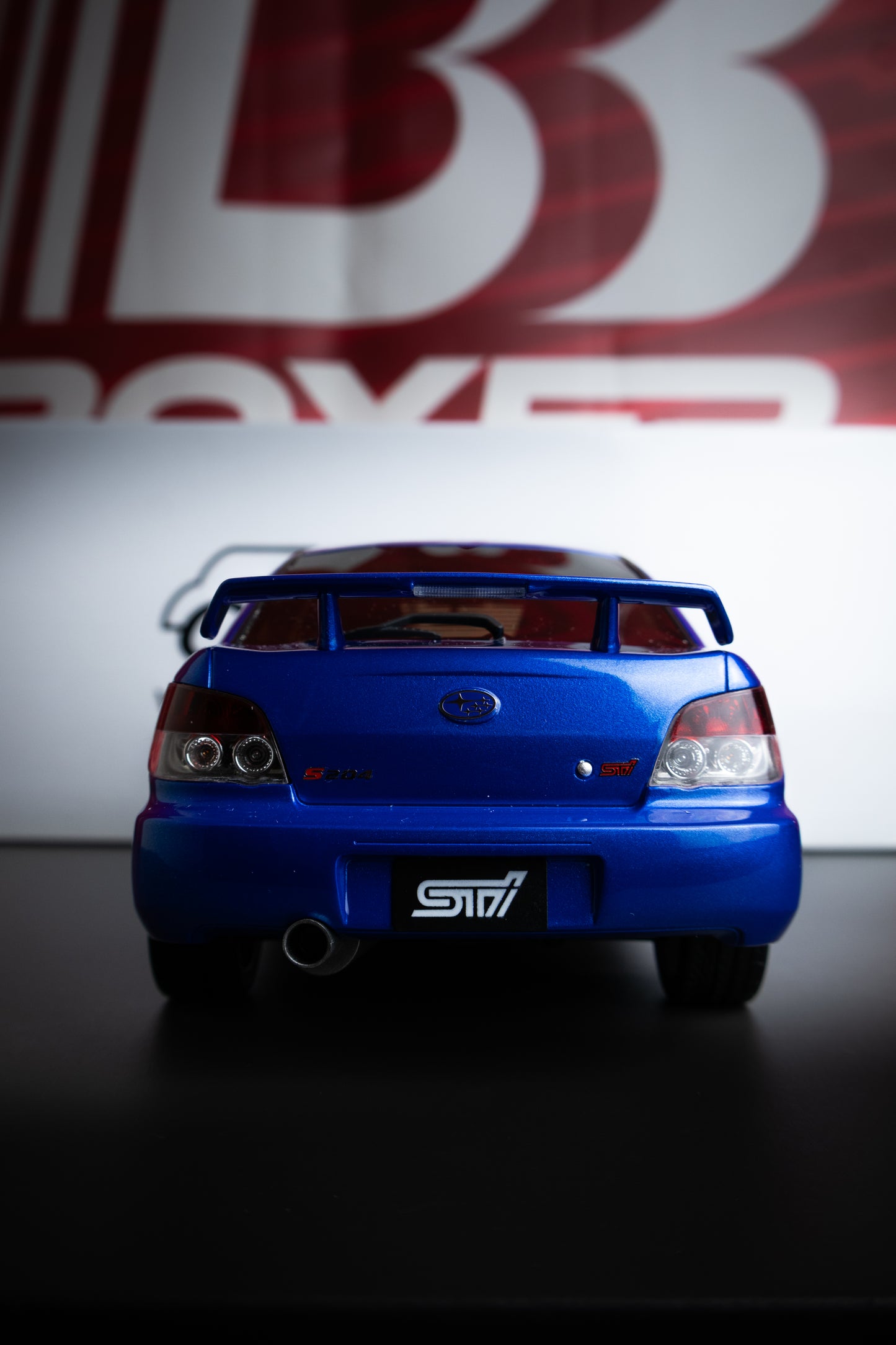 OTTO IMPREZA STI S204 1/18 SCALE BLUE
