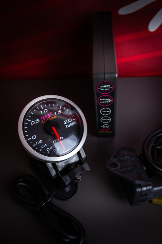 STI GENOME BOOST GAUGE SET (SEE DESCRIPTION)
