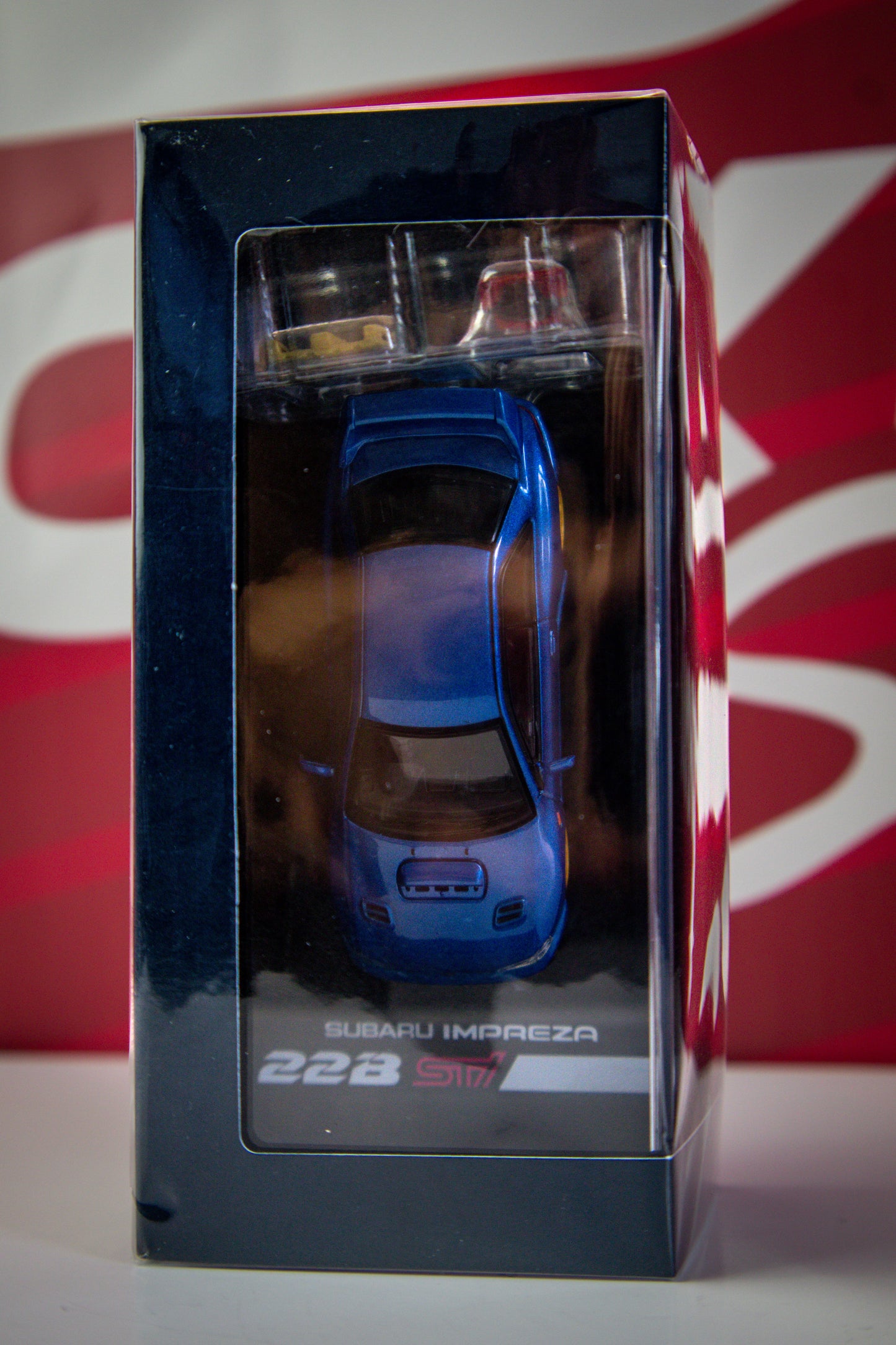 HOBBY JAPAN SUBARU STI 22B DIECAST (WITH ENGINE DISPLAY)