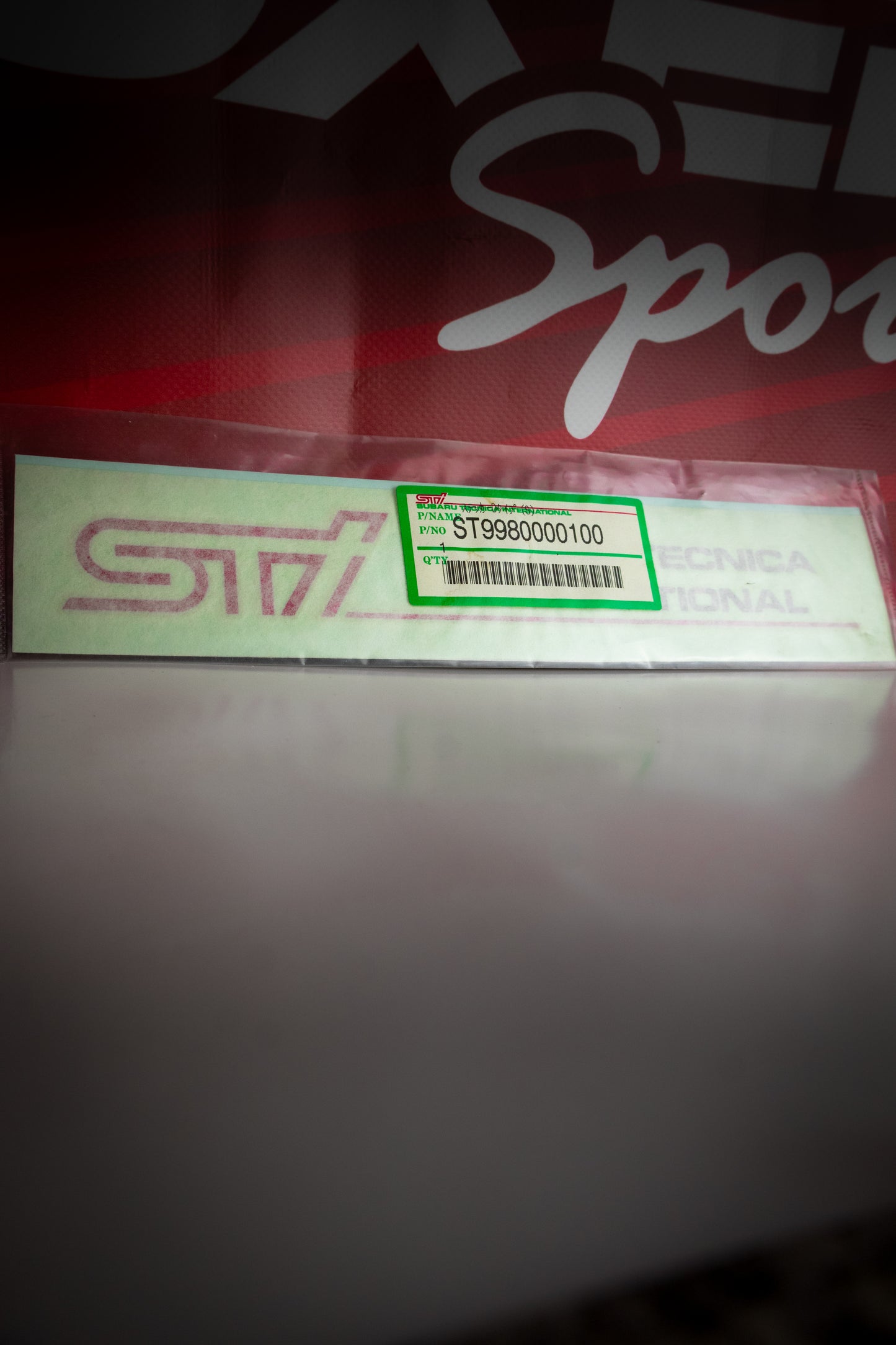 DISCONTINUED STI DECAL