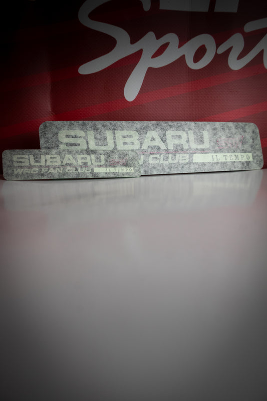 GENUINE SUBARU WRC FANCLUB DECALS