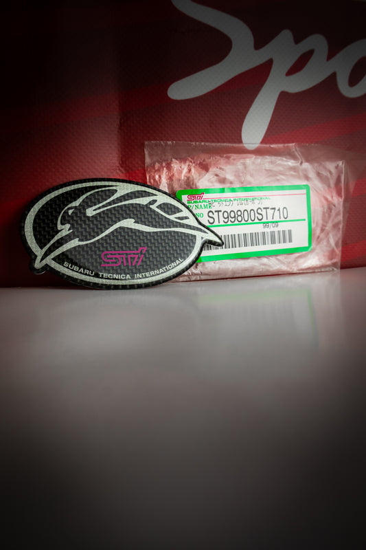 STI CARBON RABBIT EMBLEM NEW