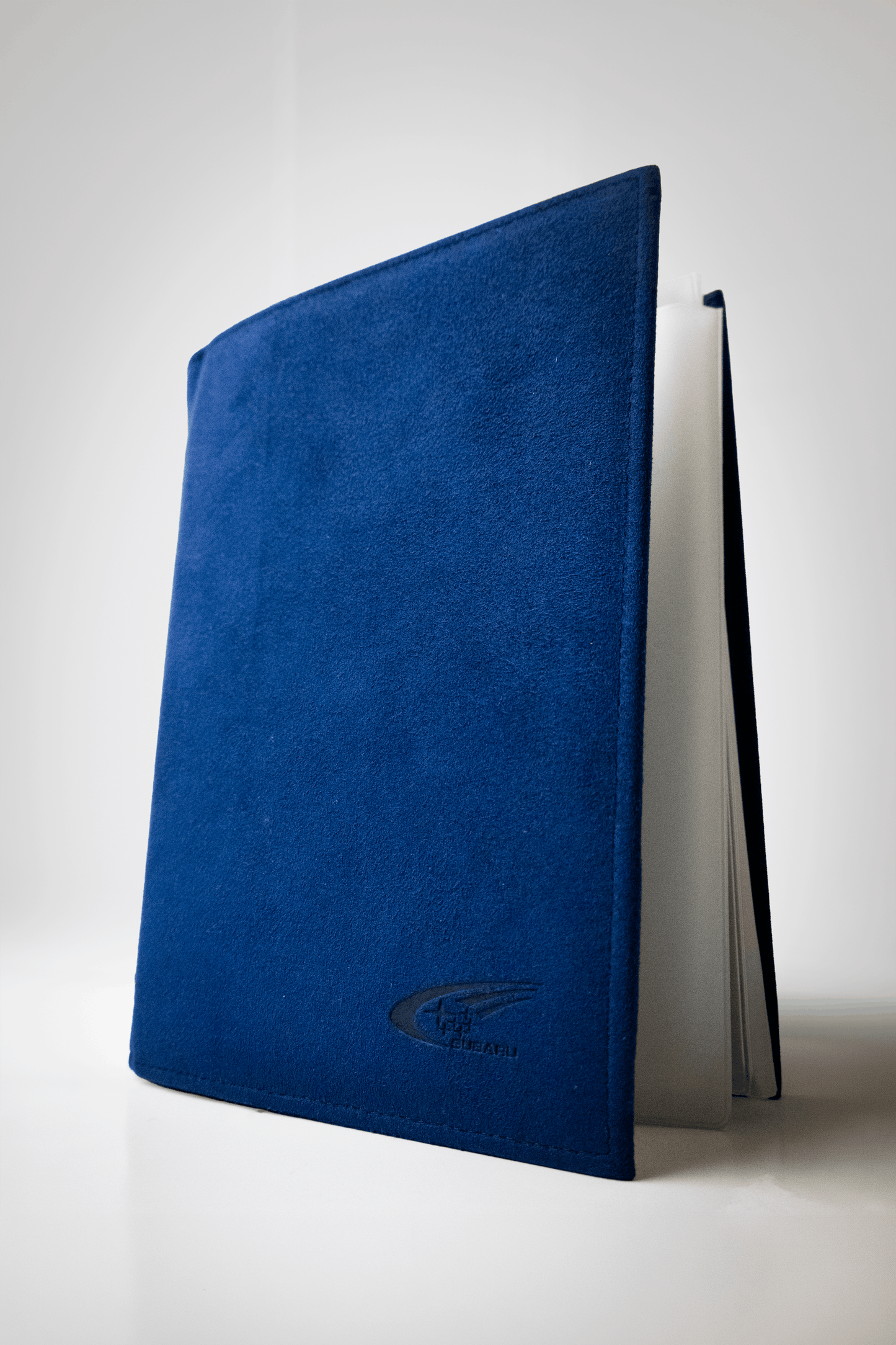 SUBARU SWRT BLUE ALCANTARA DOCUMENT ORGANIZER