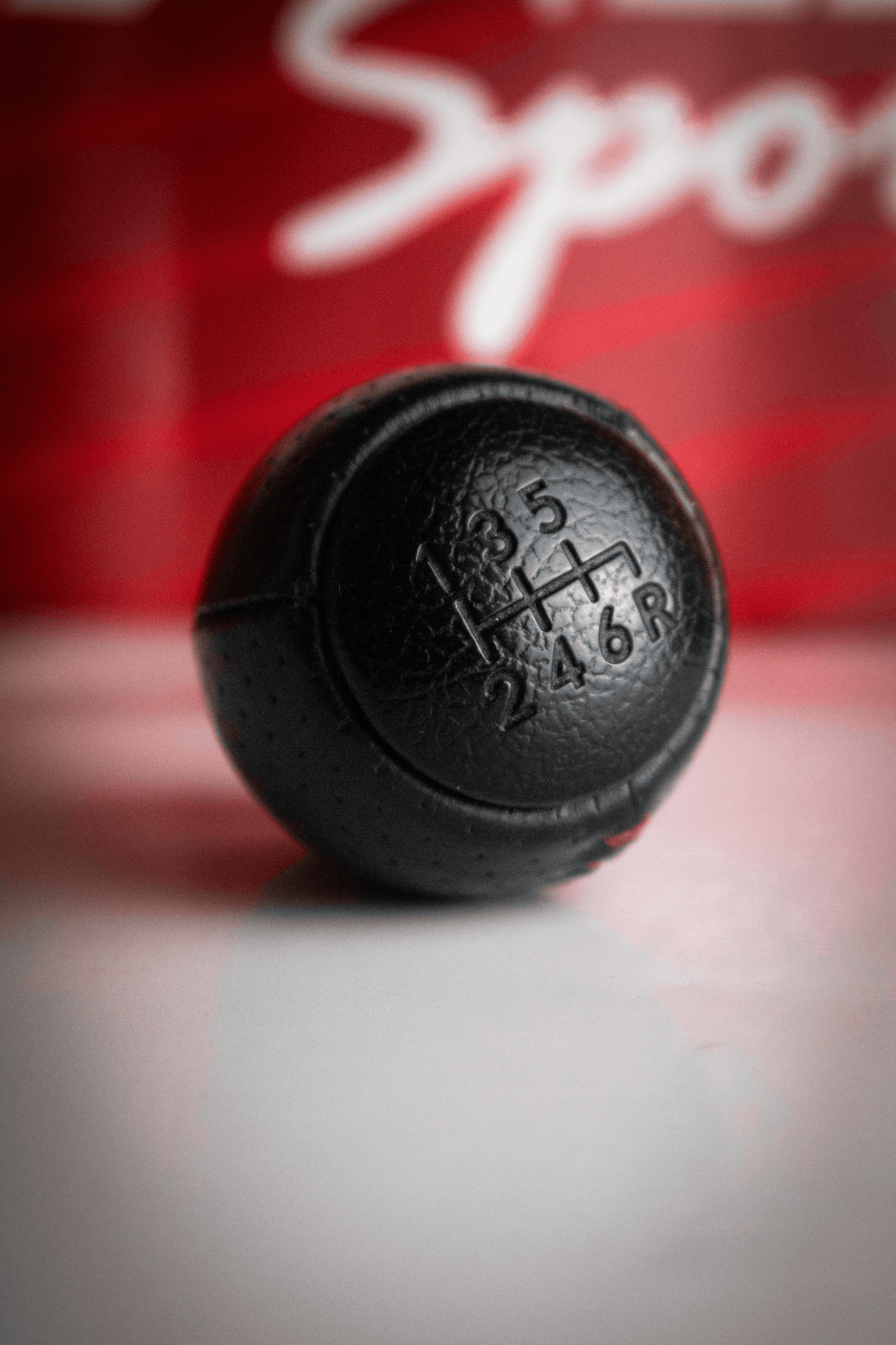 SUBARU GDB STI LEATHER SHIFT KNOB