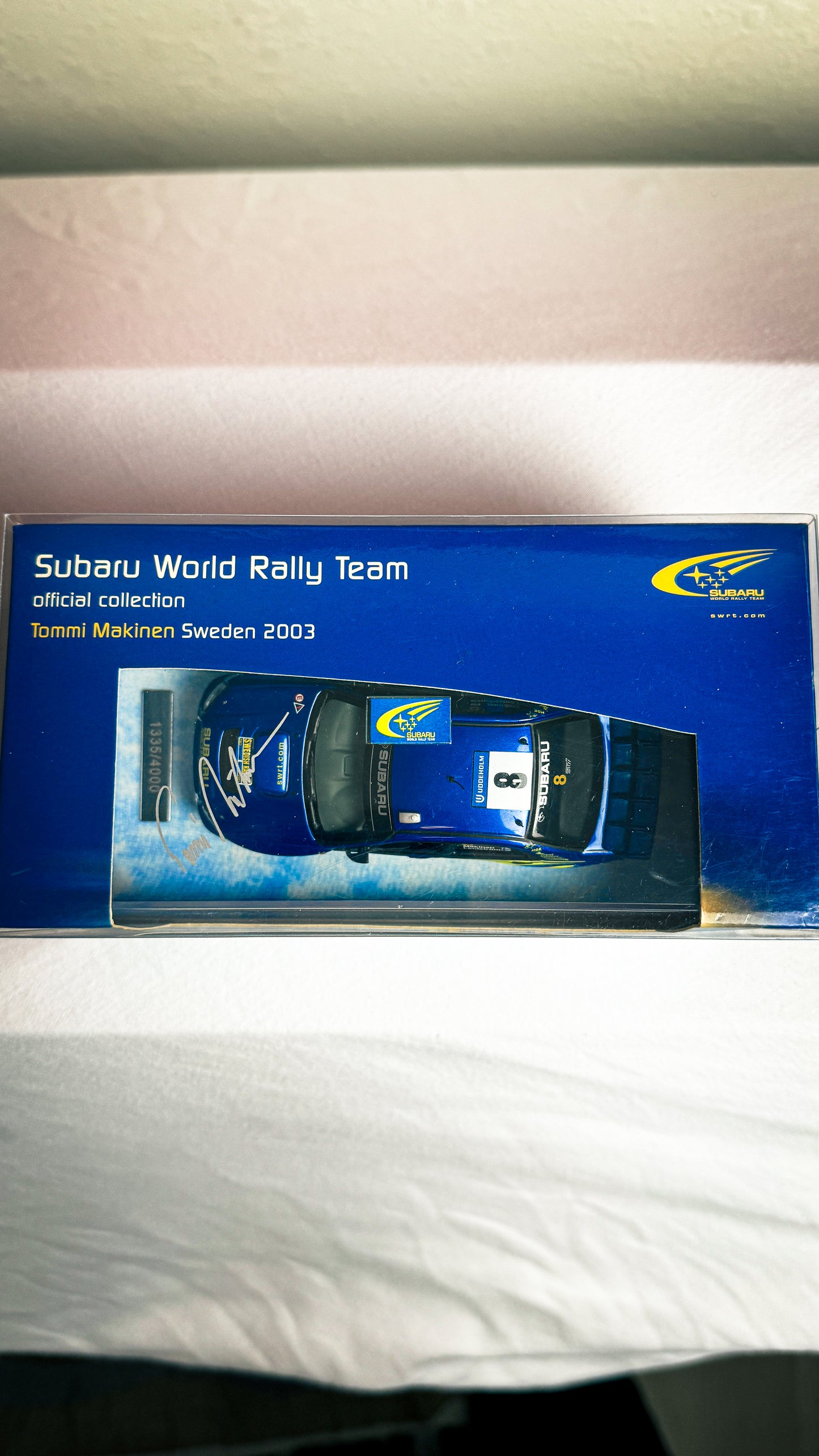 Petter Solberg Signed Subaru Prodrive WRC Diecast