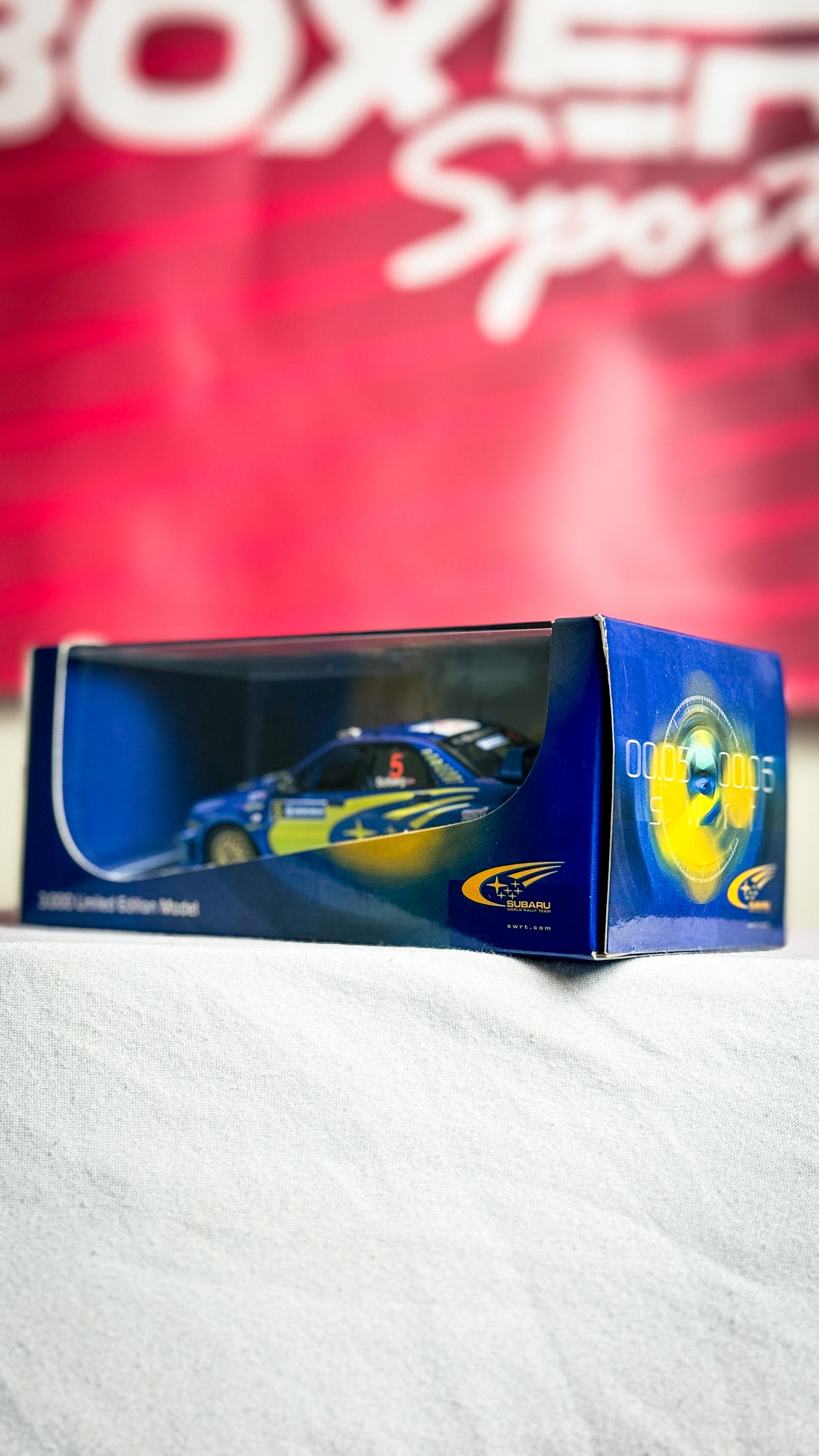 Petter Solberg Signed Subaru Prodrive WRC Diecast