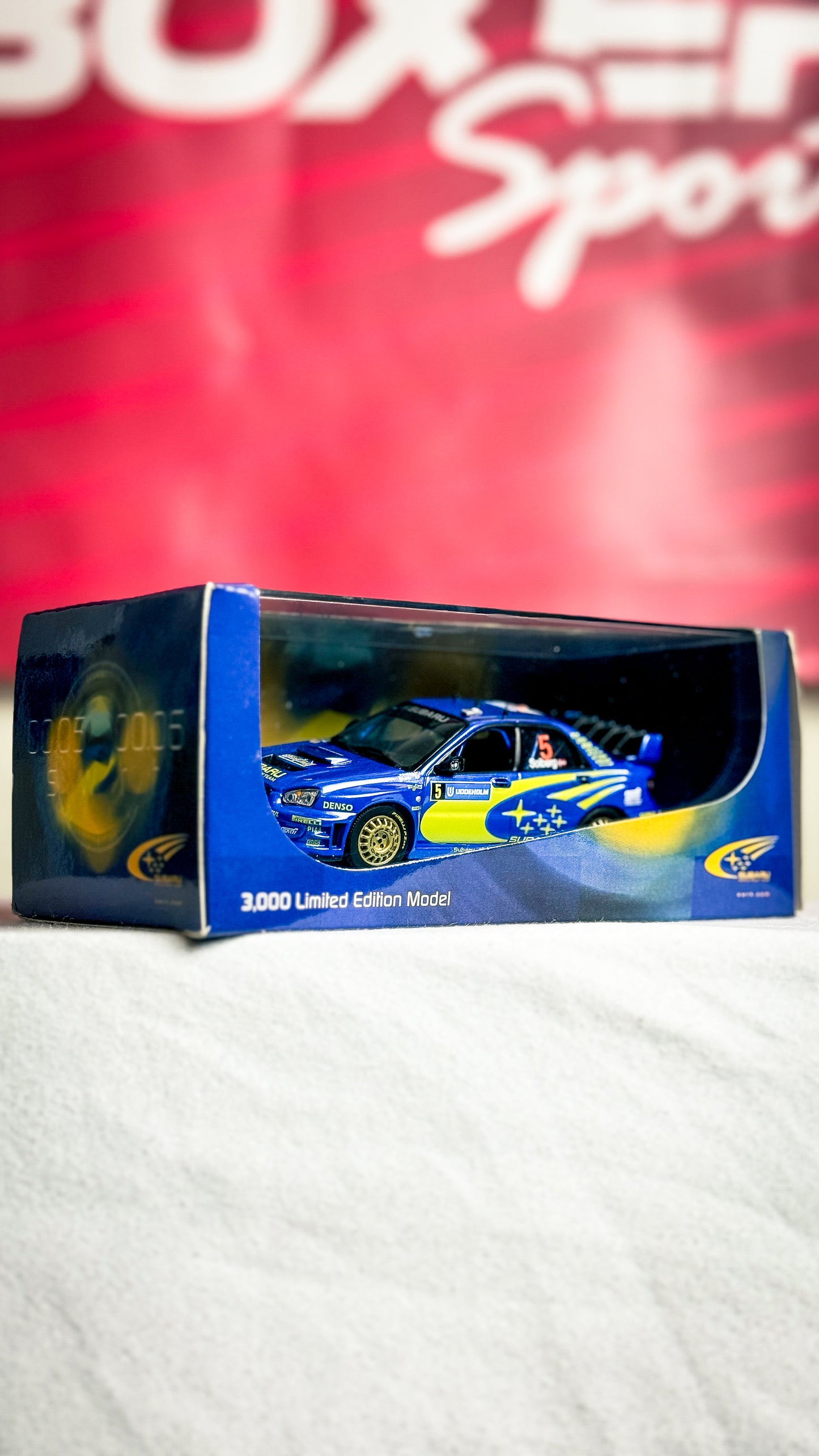 Petter Solberg Signed Subaru Prodrive WRC Diecast