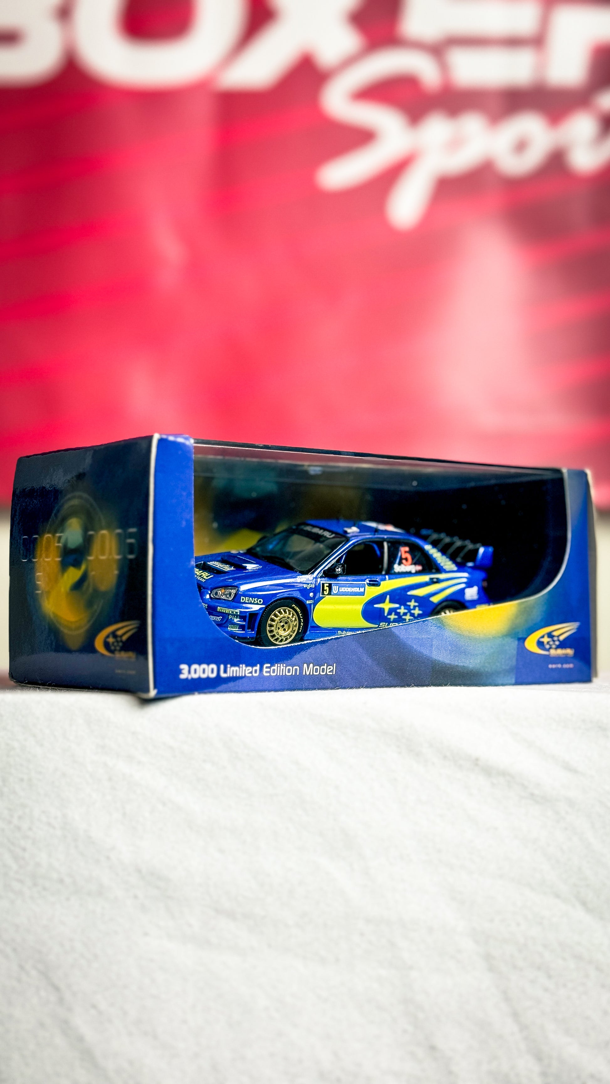 Petter Solberg Signed Subaru Prodrive WRC Diecast