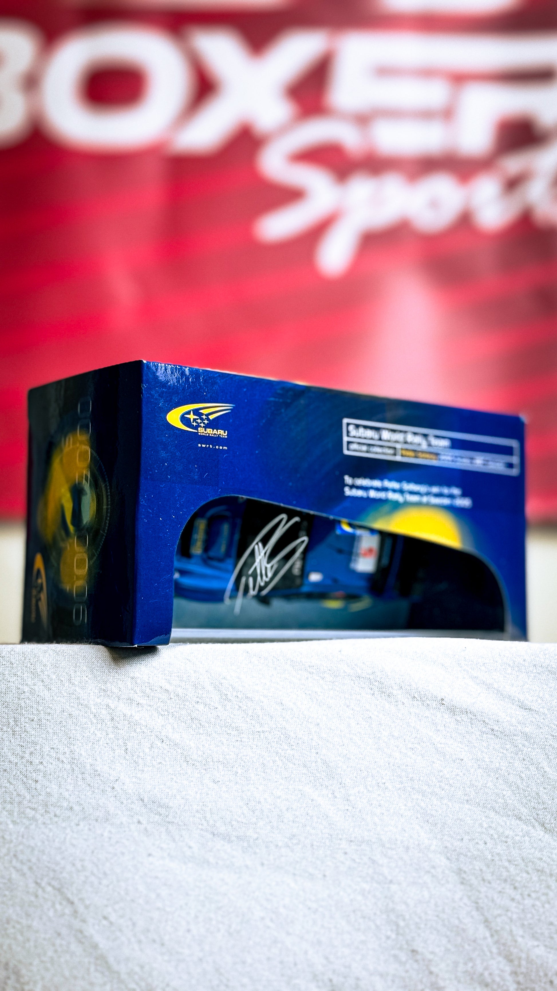 Petter Solberg Signed Subaru Prodrive WRC Diecast