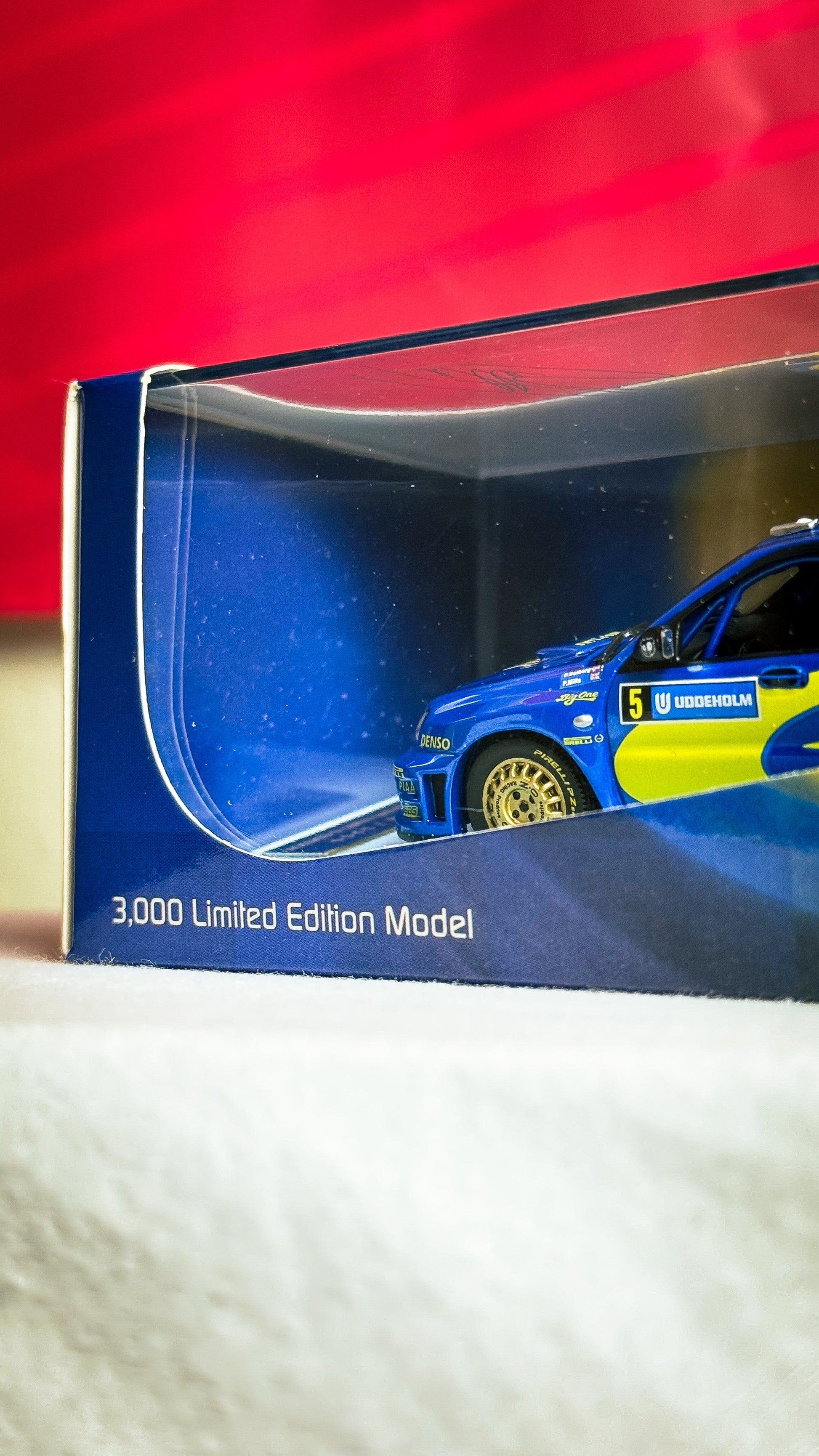 Petter Solberg Signed Subaru Prodrive WRC Diecast