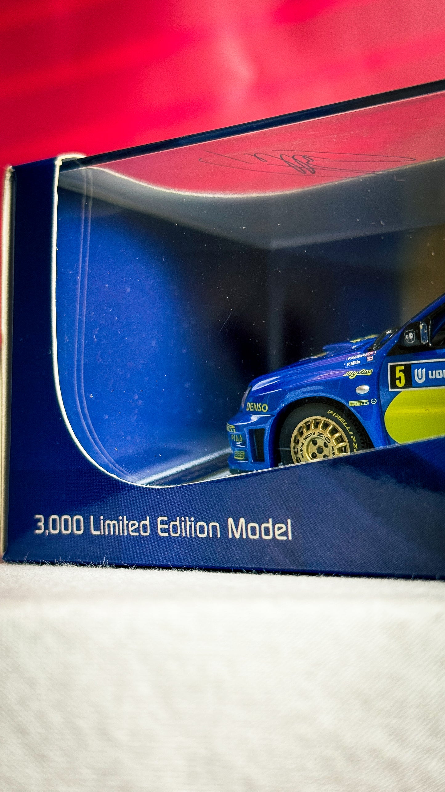 Petter Solberg Signed Subaru Prodrive WRC Diecast