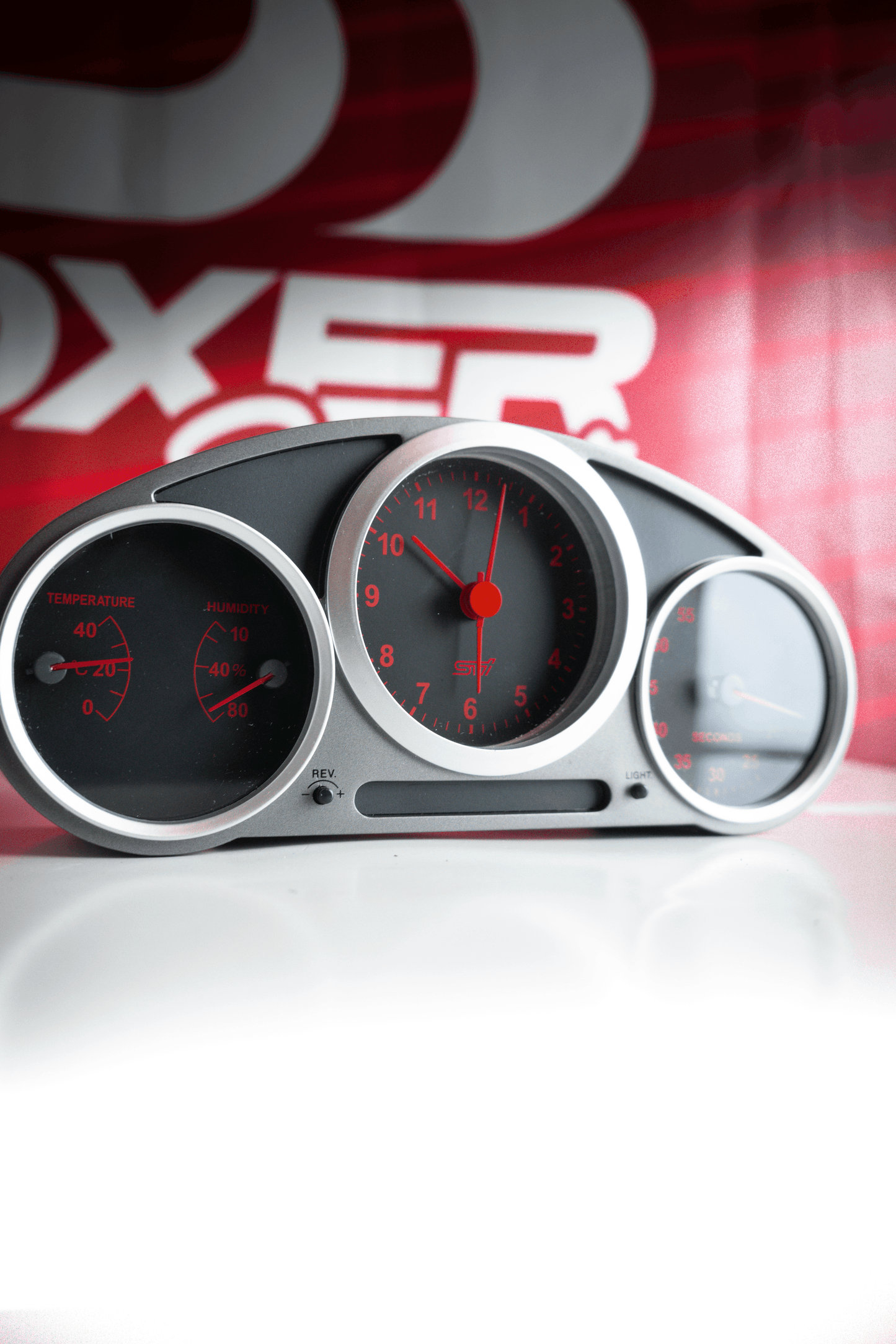 STI GAUGE CLUSTER ALARM CLOCK