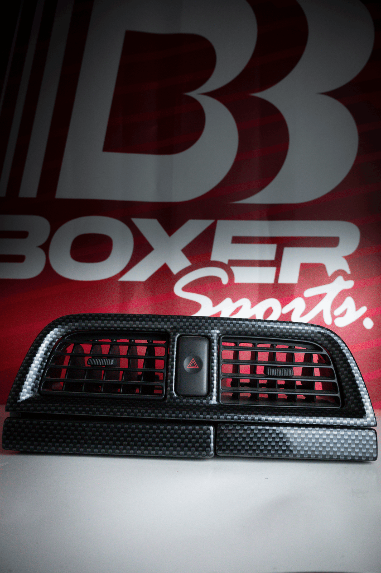 GENUINE SUBARU CATALOG OPTION CARBON STYLE AC VENT PANEL FOR '04 STI