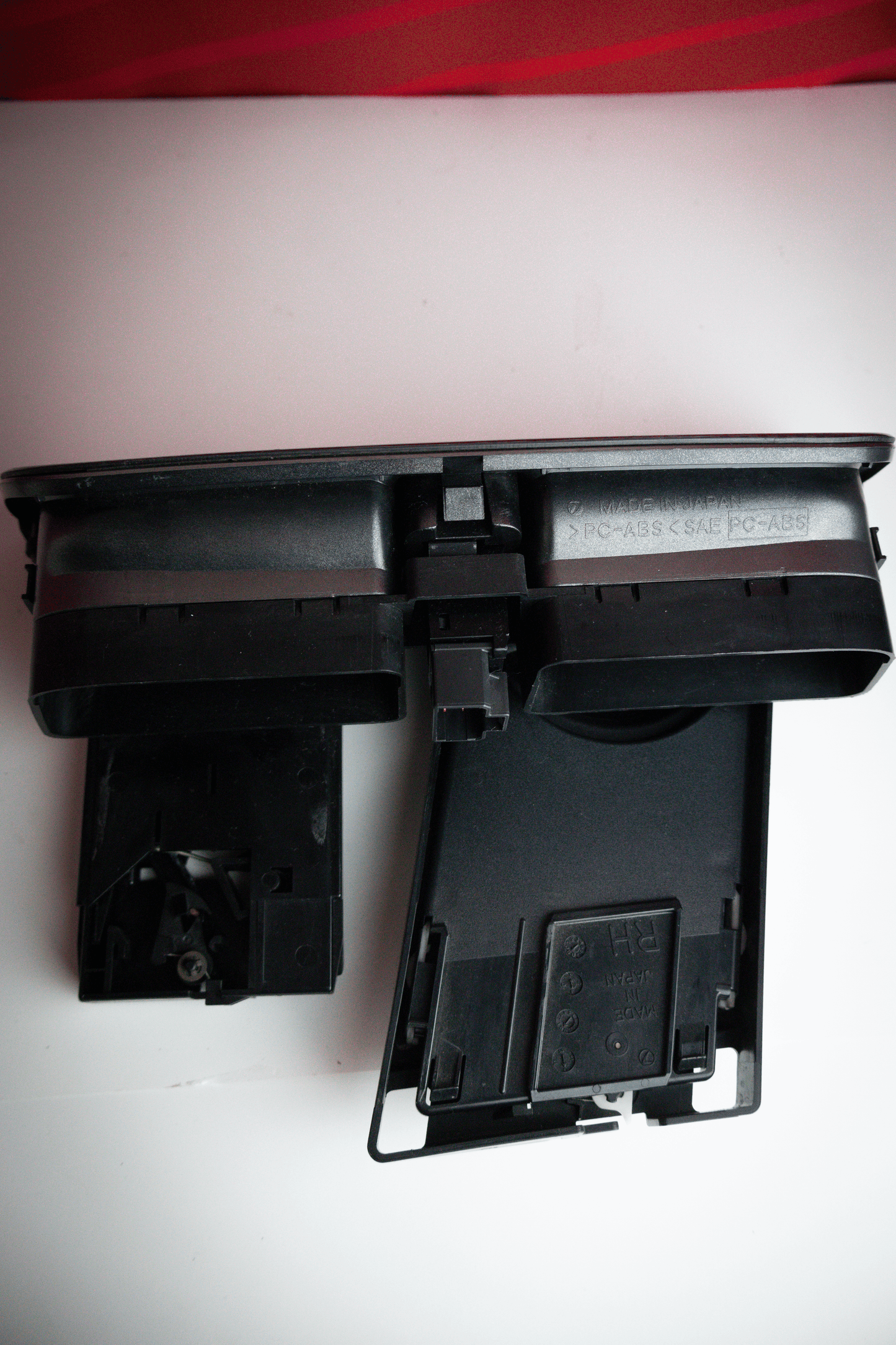 GENUINE SUBARU CATALOG OPTION CARBON STYLE AC VENT PANEL FOR '04 STI