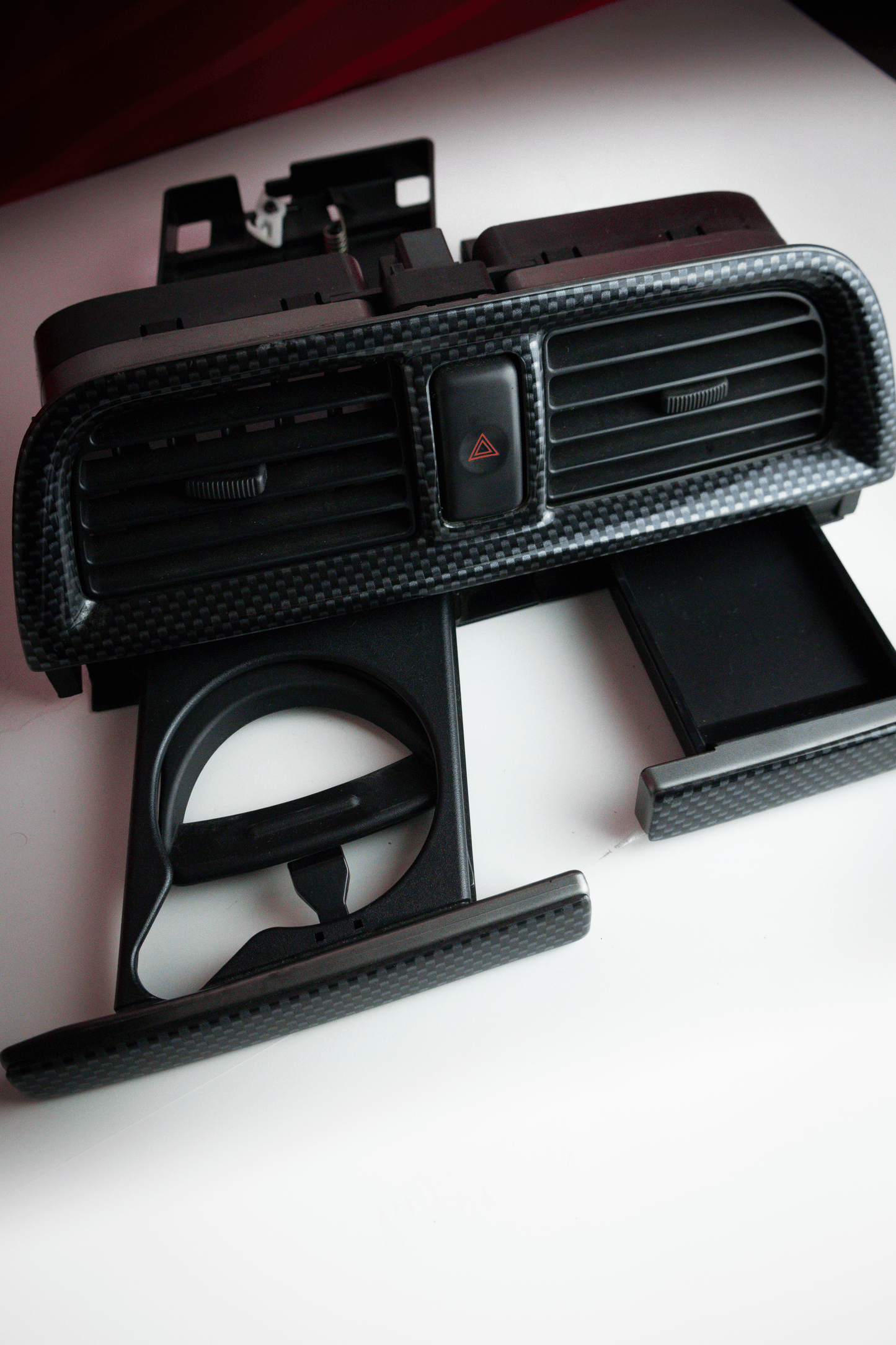 GENUINE SUBARU CATALOG OPTION CARBON STYLE AC VENT PANEL FOR '04 STI