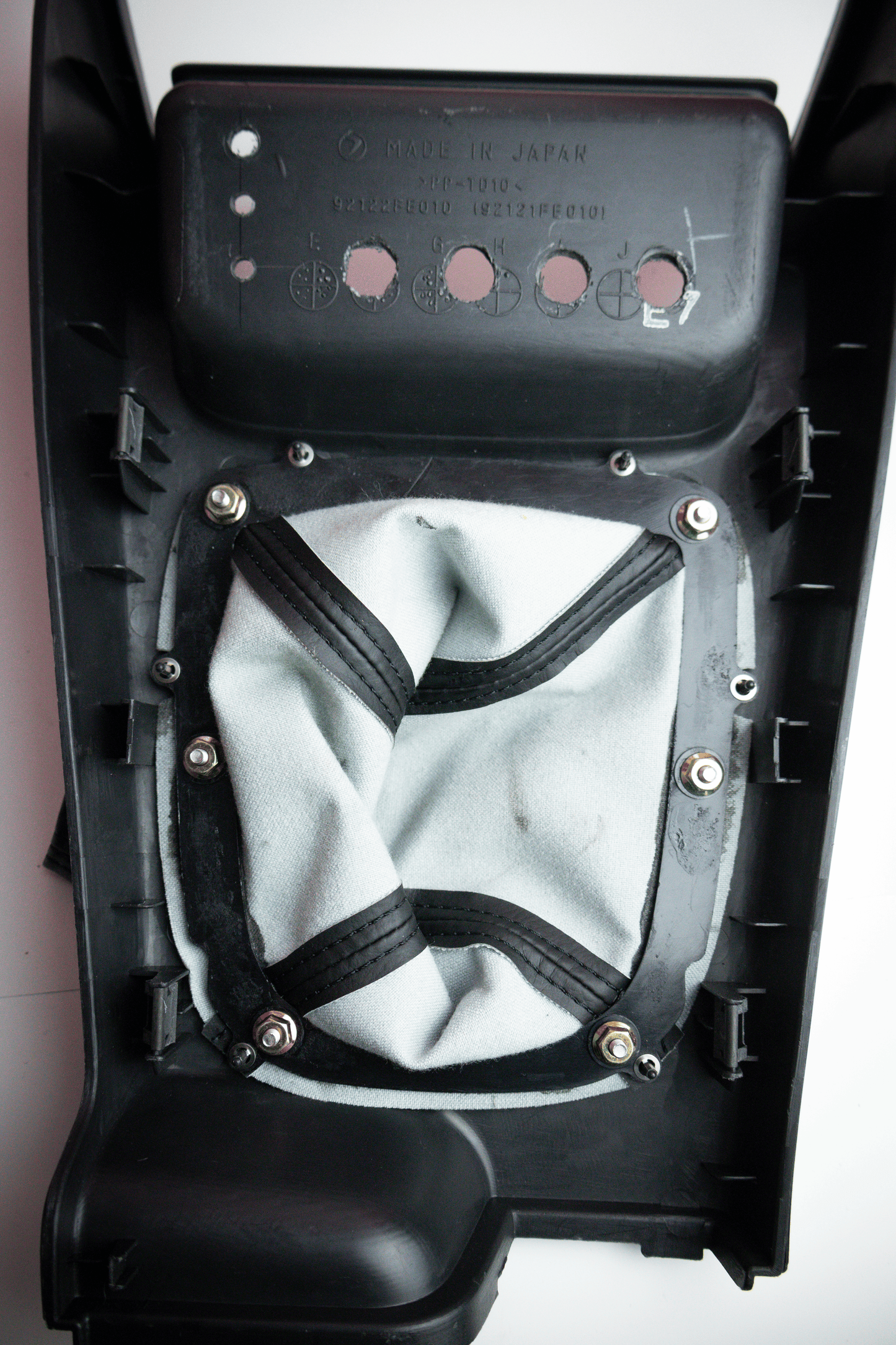GENUINE SUBARU CATALOG OPTION GDB CARBON STYLE SHIFT PANEL