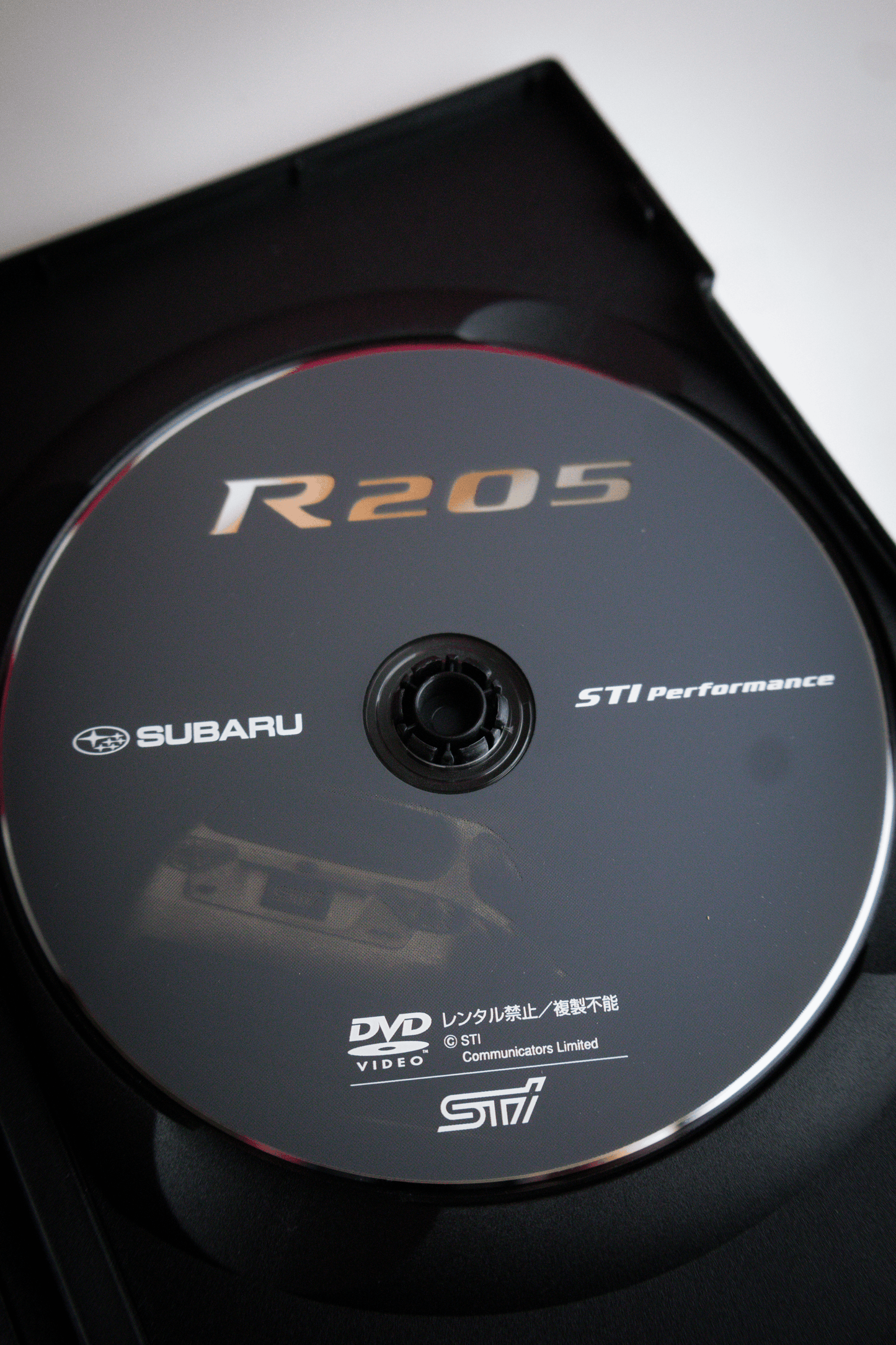 SUBARU STI R205 OWNERS PROMOTIONAL DVD